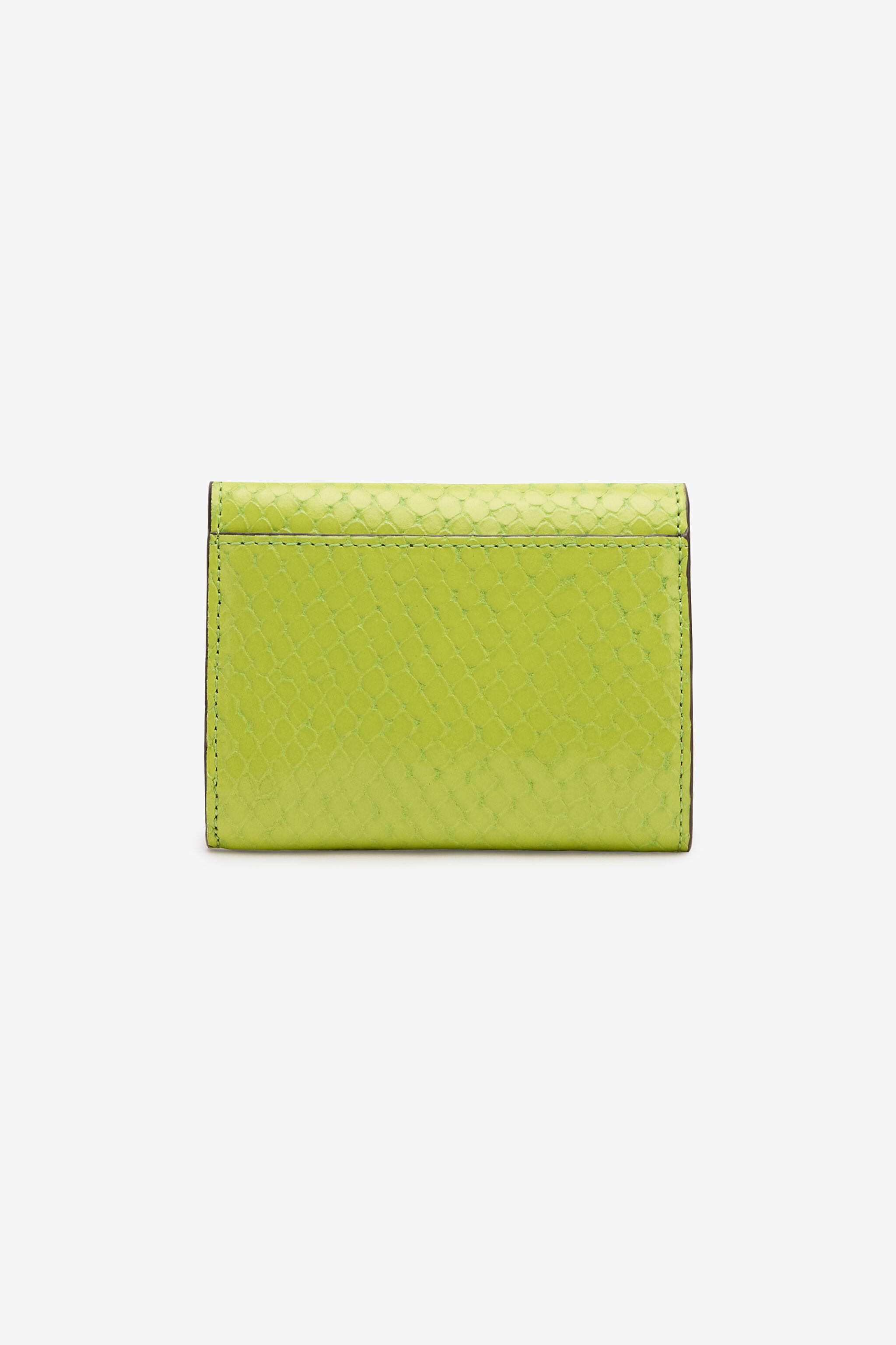 Snake-Effect Card Holder With Logo - 2