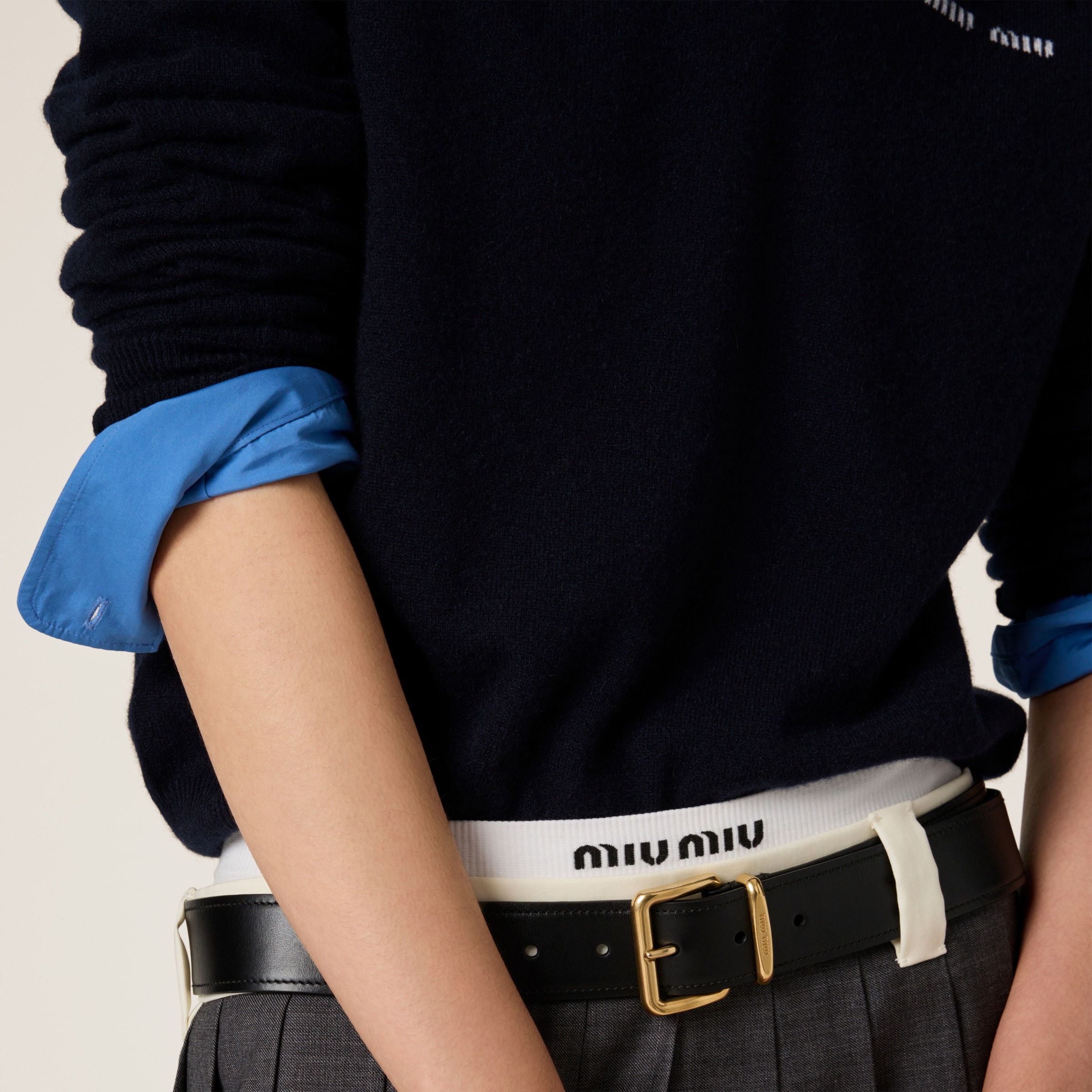 Cashmere polo sweater - 4