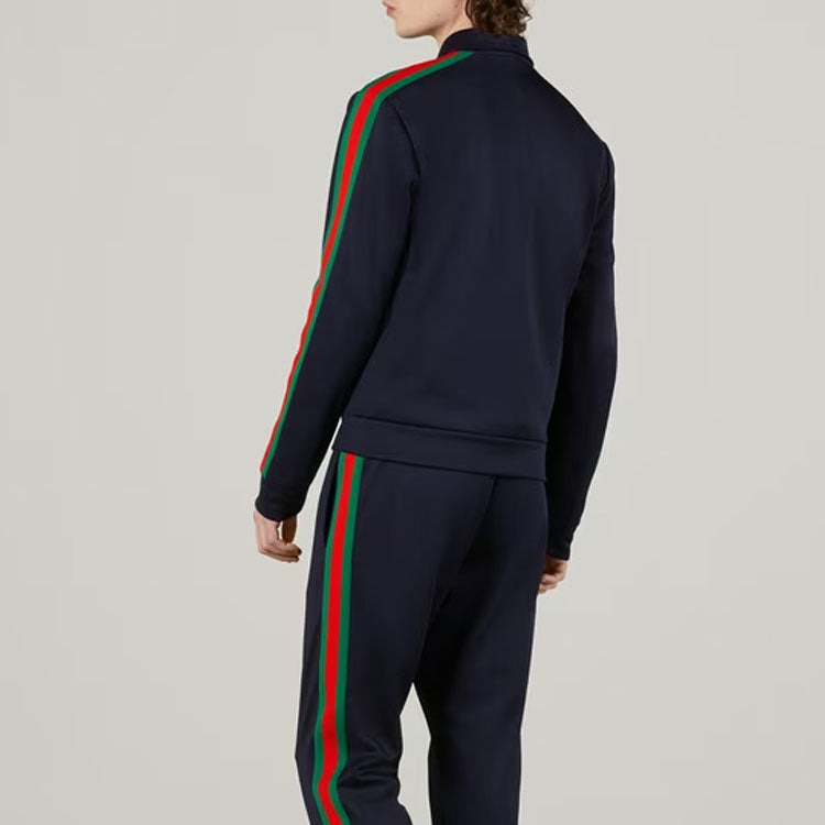 Gucci x adidas Zip Jacket 'Navy Blue' 692112-XJEKX-4904 - 3