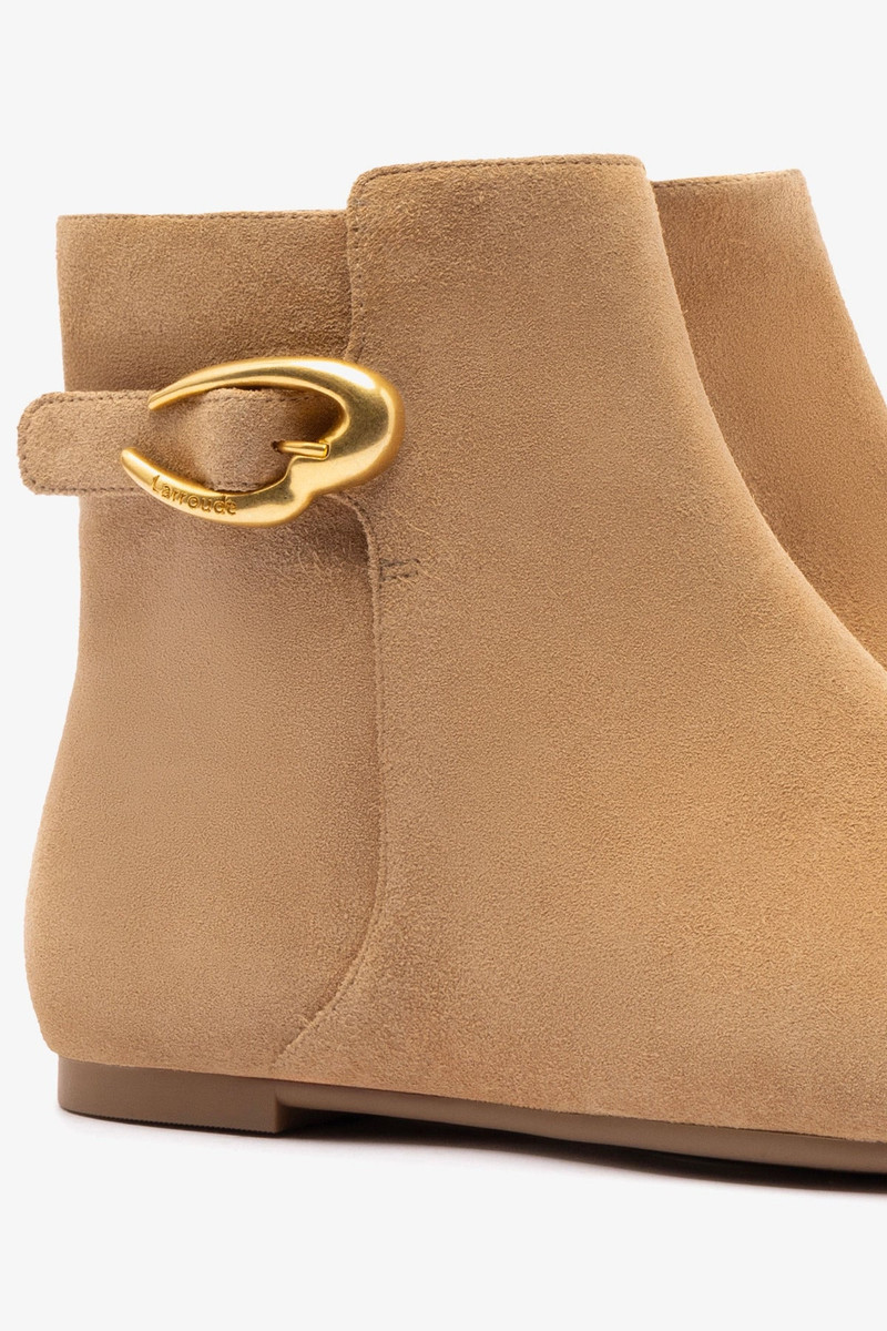 Mini Verona Boot In Peanut Suede 4