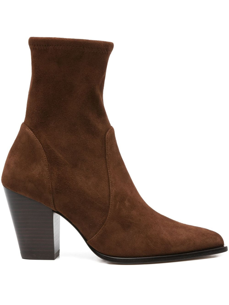 Yuliana pointed-toe sock boots 1