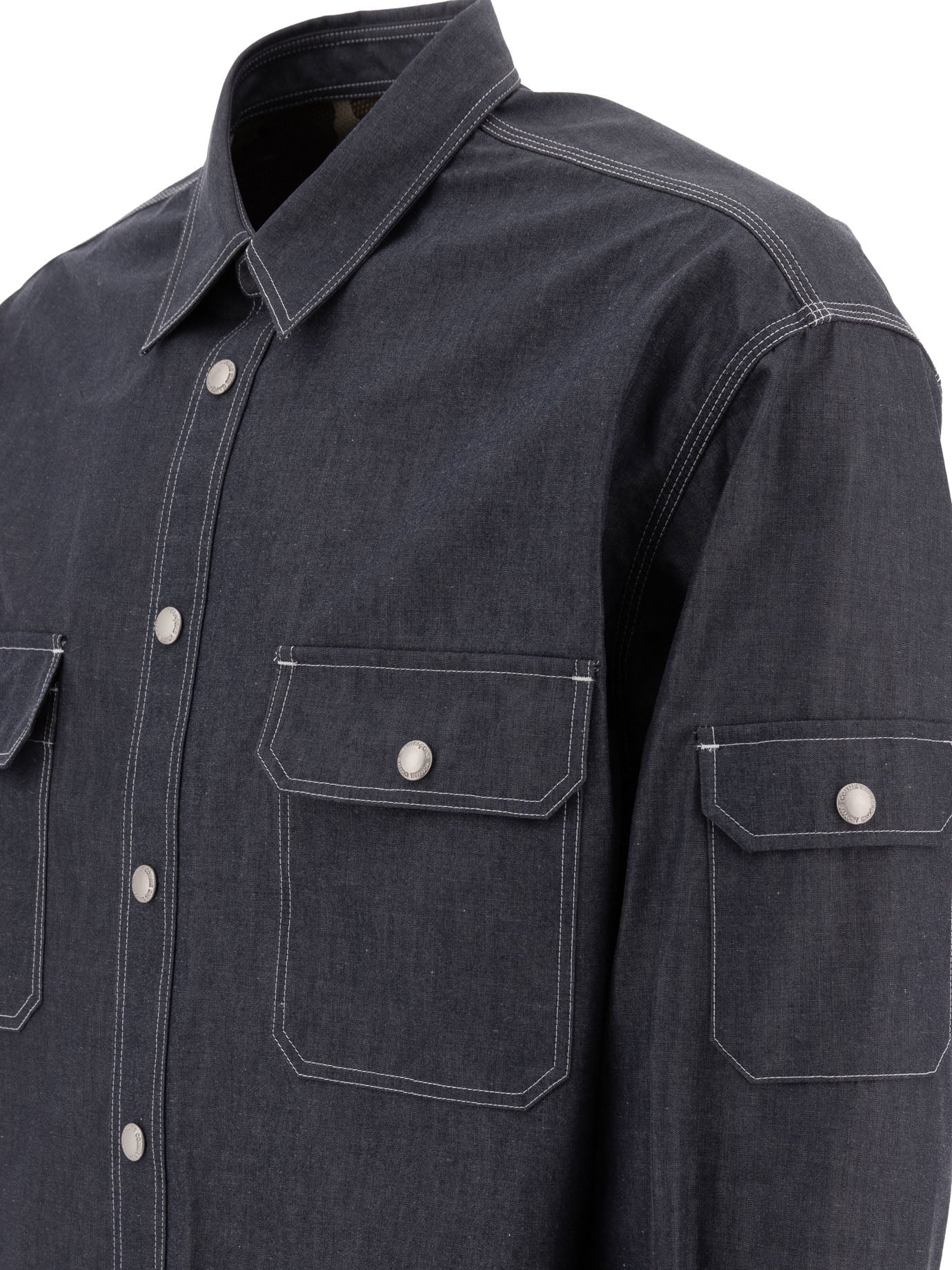 Comme Des Garçons Homme Denim Overshirt - 4
