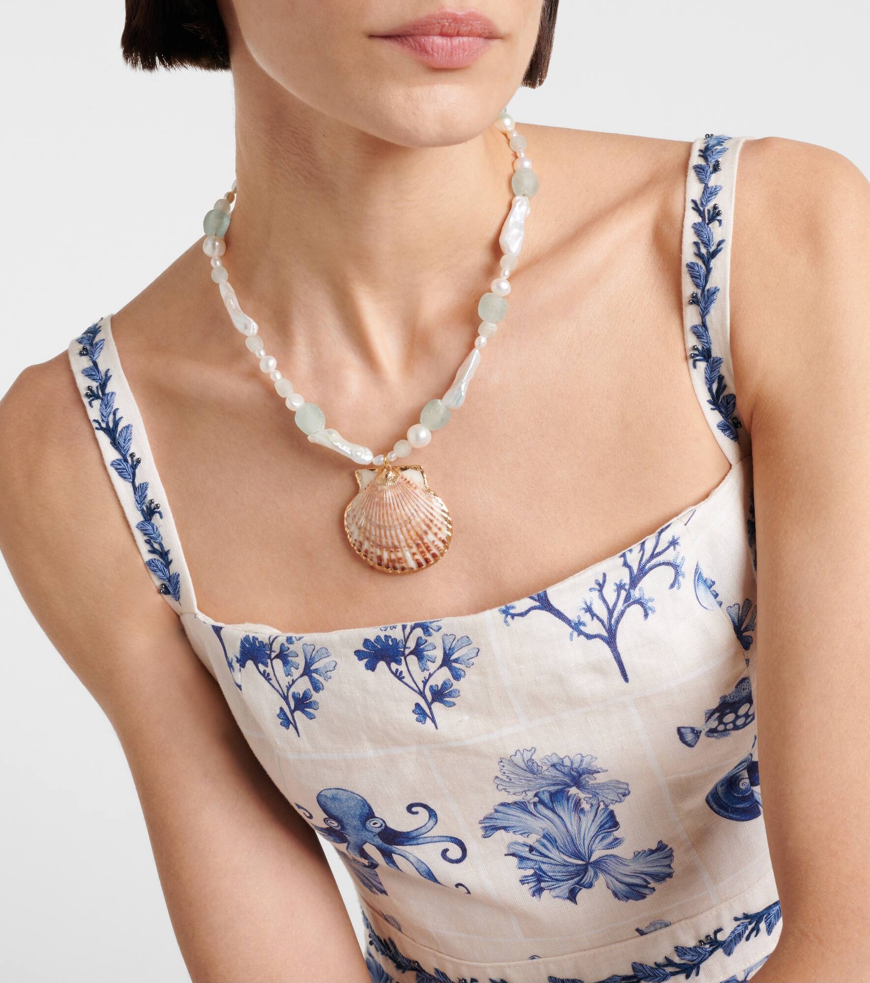 Catalina embellished necklace - 5