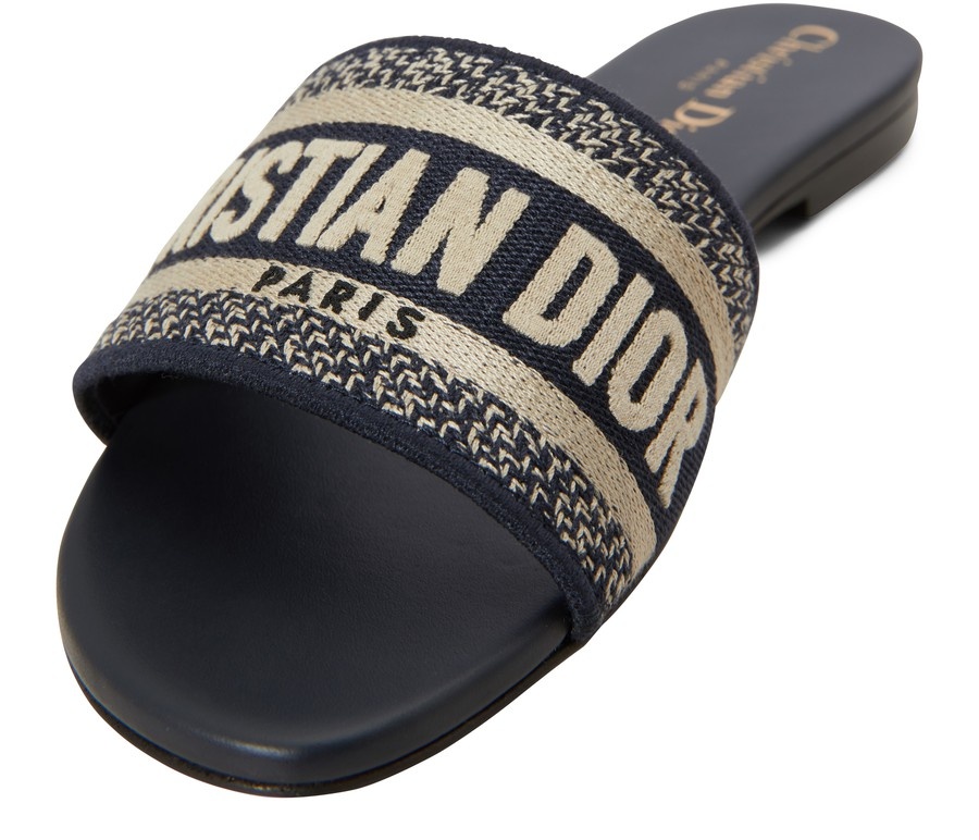 Dway embroidered cotton mules - 6