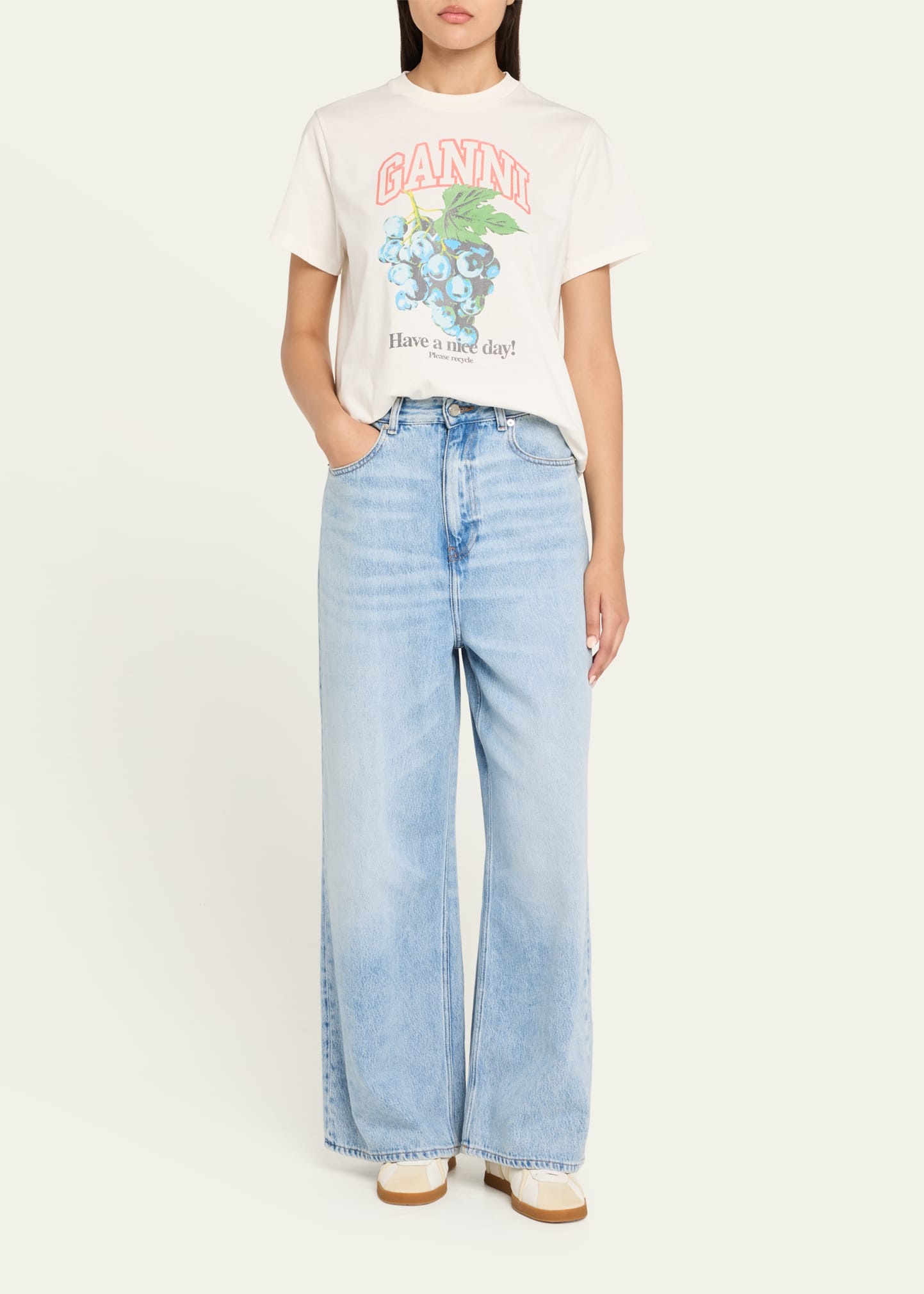 Relaxed Cotton-Jersey Grapes T-Shirt - 2