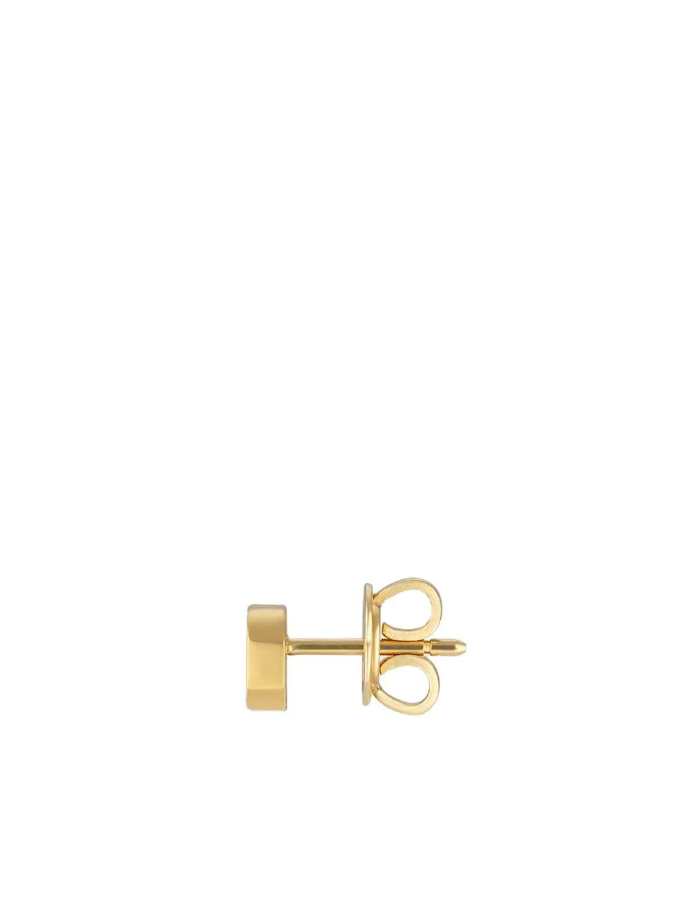 18kt yellow gold Interlocking G stud earrings - 2