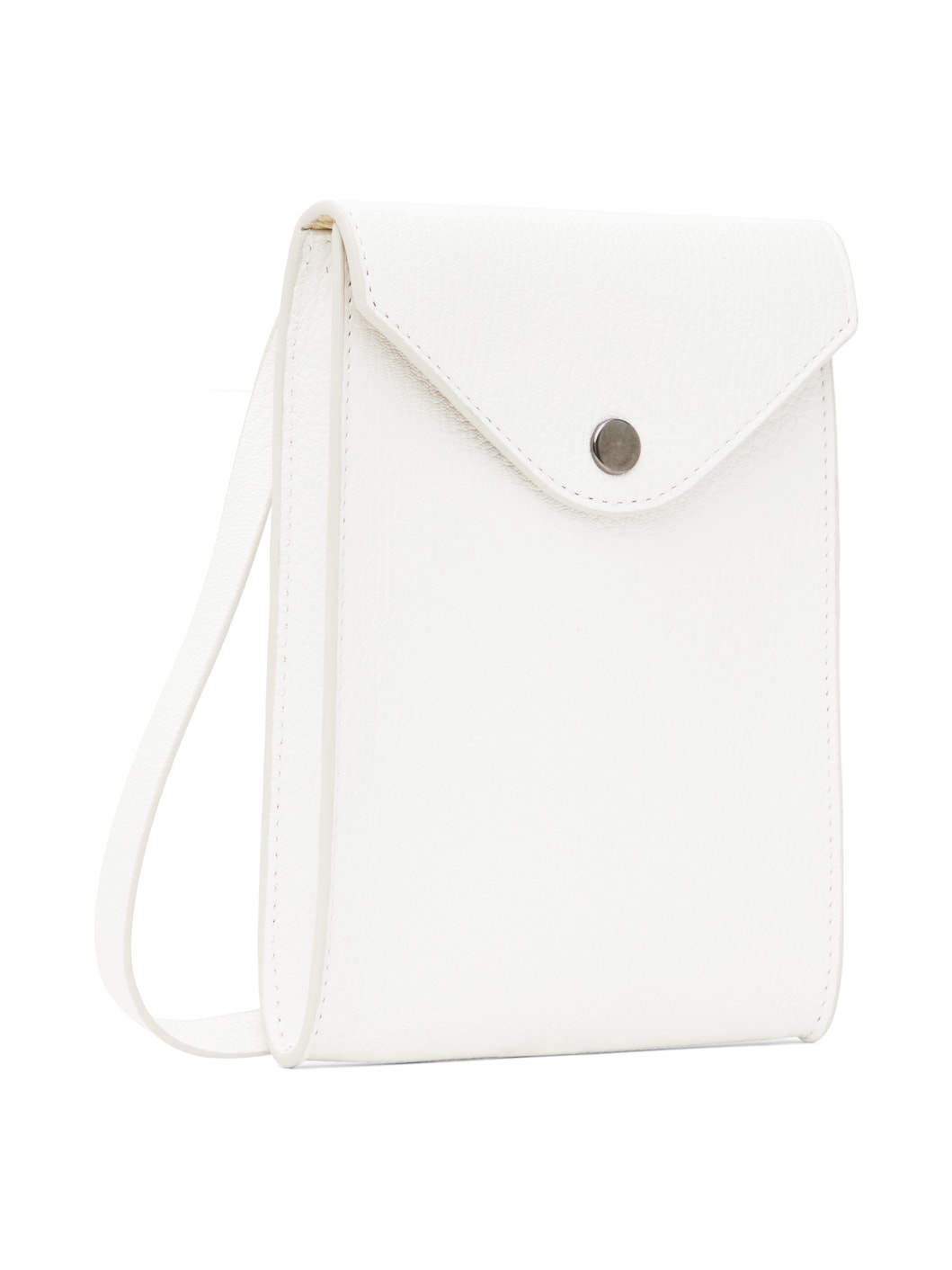 White Enveloppe Strap Pouch - 2