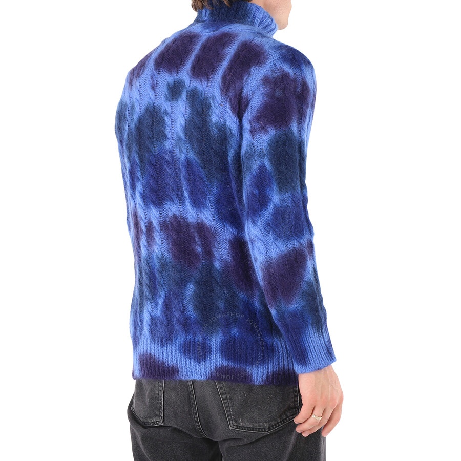 Moncler Maglione Tie-dye Turtleneck Jumper, Size Large - 6