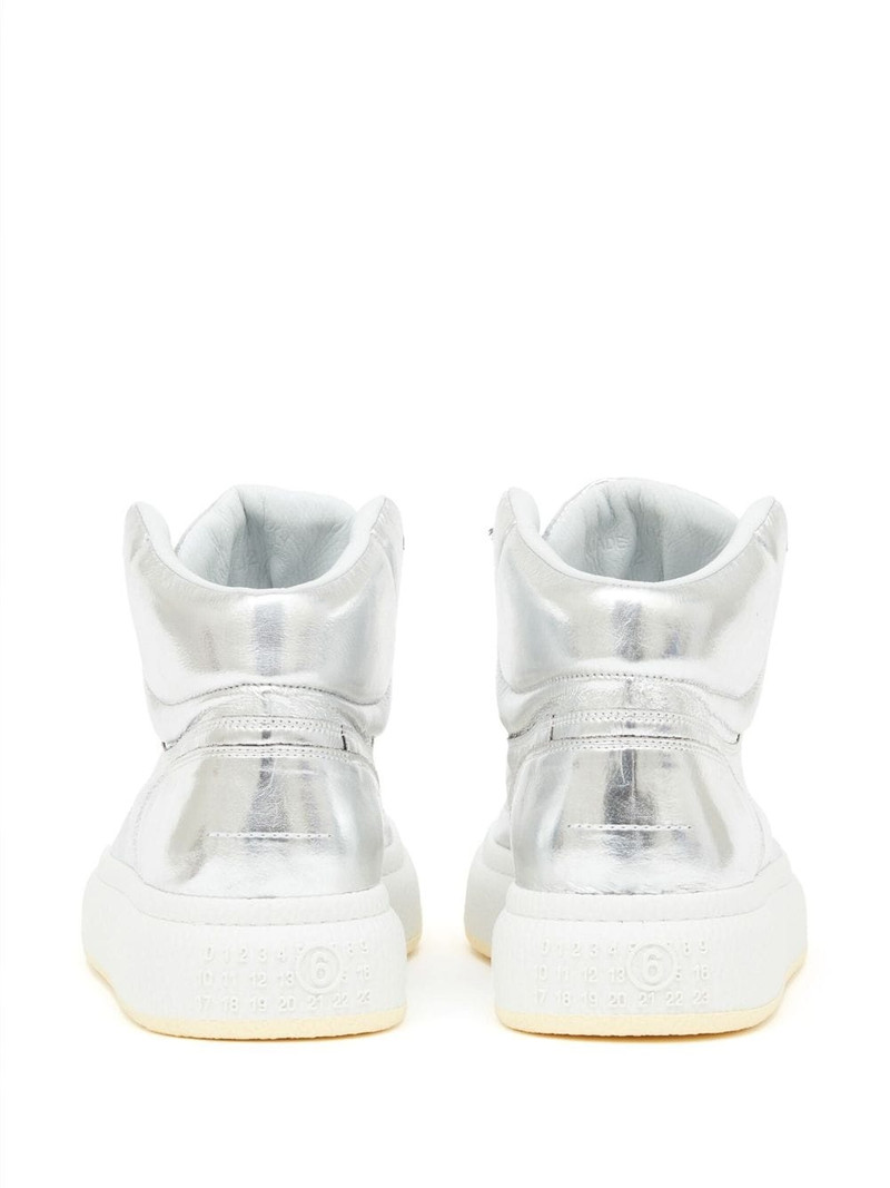 lace-up high-top sneakers 3