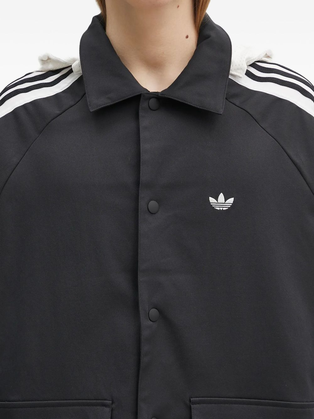 R3CD three-stripe hooded jacket - 4
