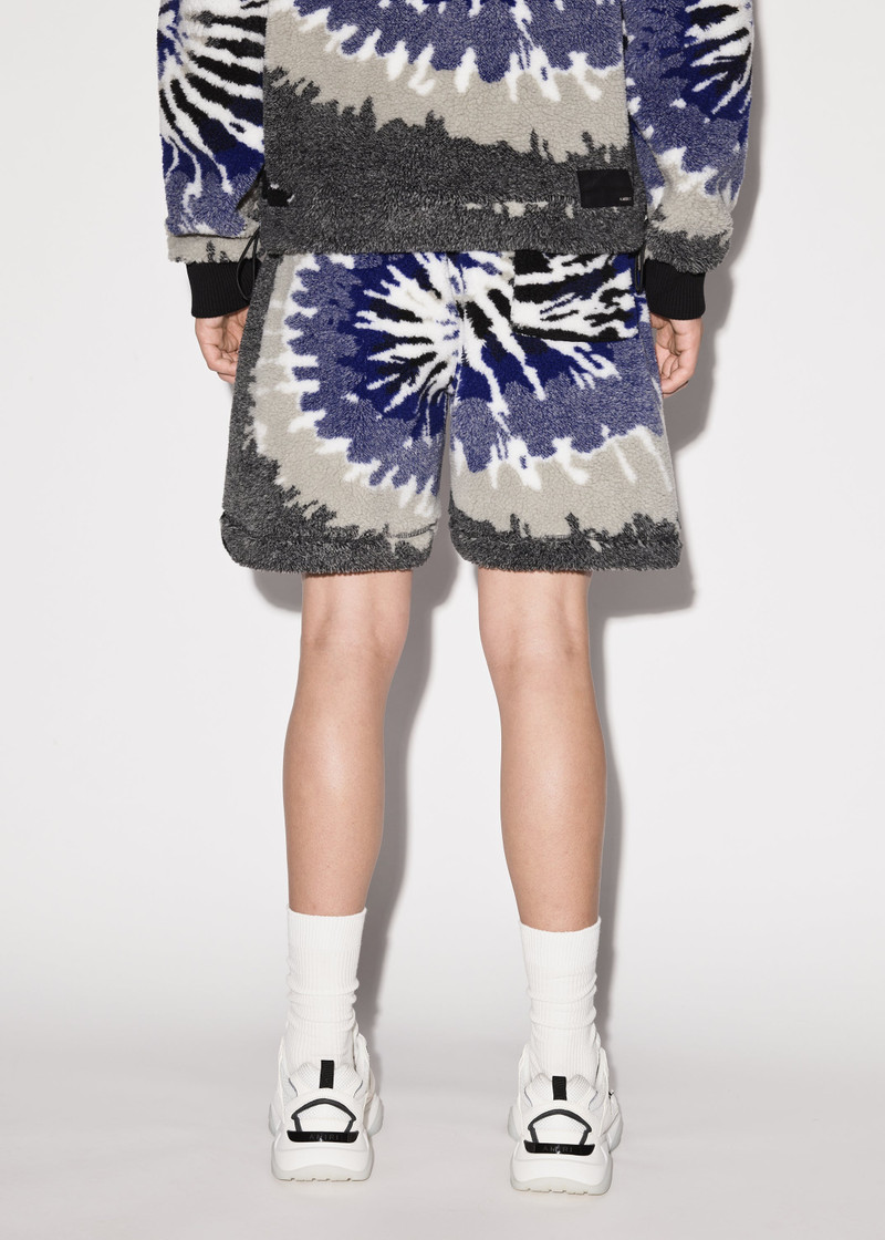 TIE DYE POLAR FLEECE SHORTS 4