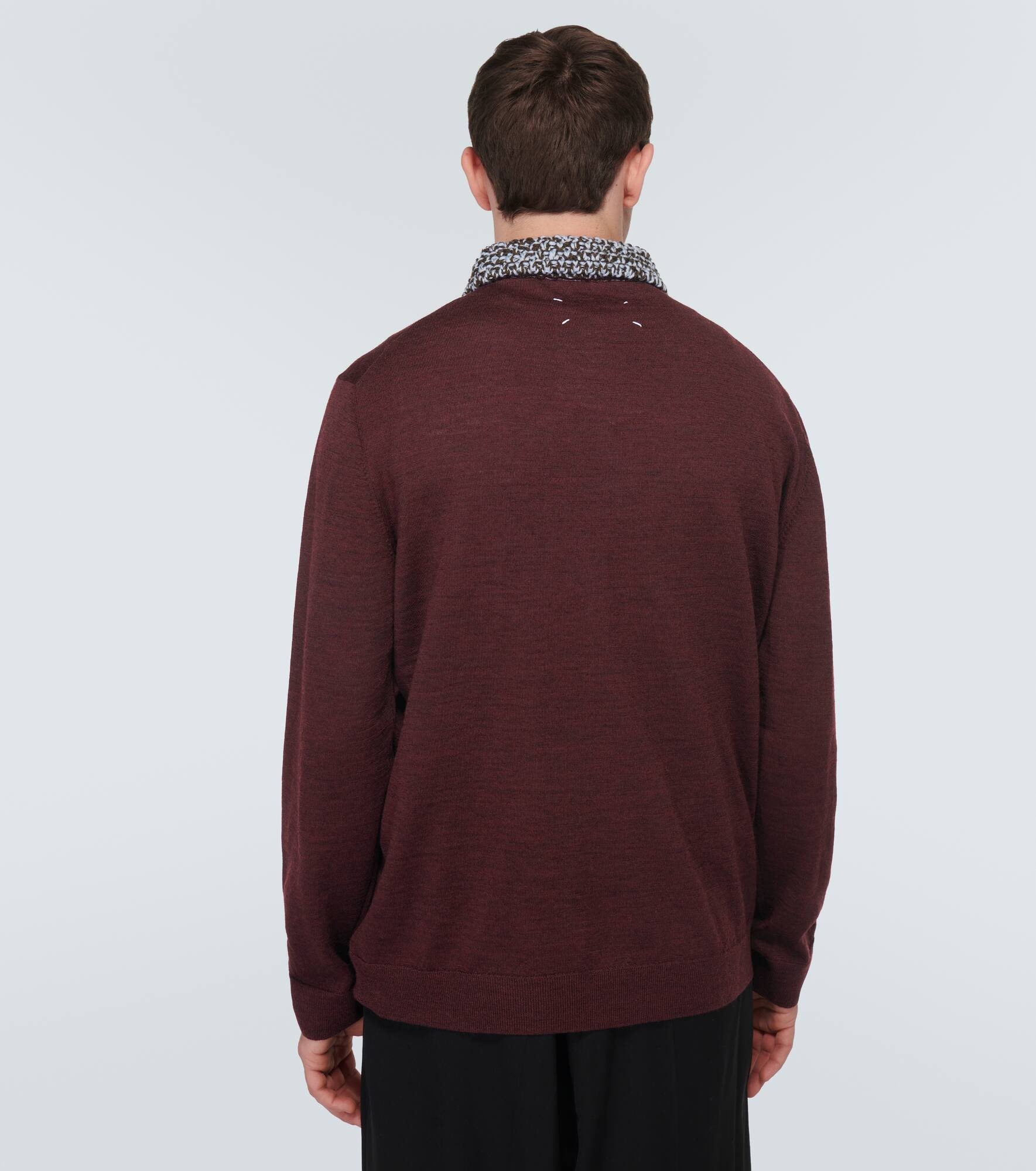 Wool polo sweater - 4