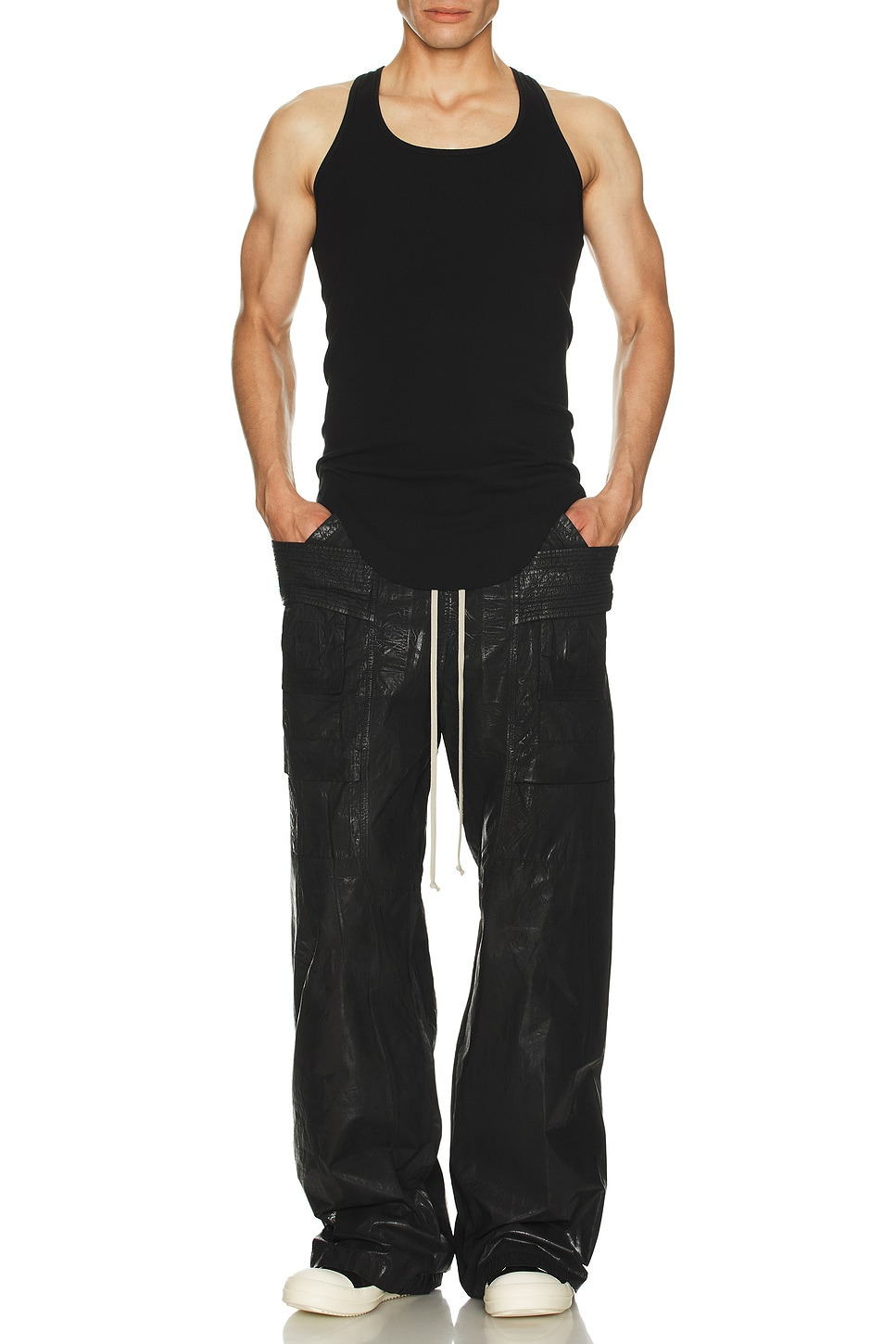 Creatch Wide Cargo Drawstring Pants - 5