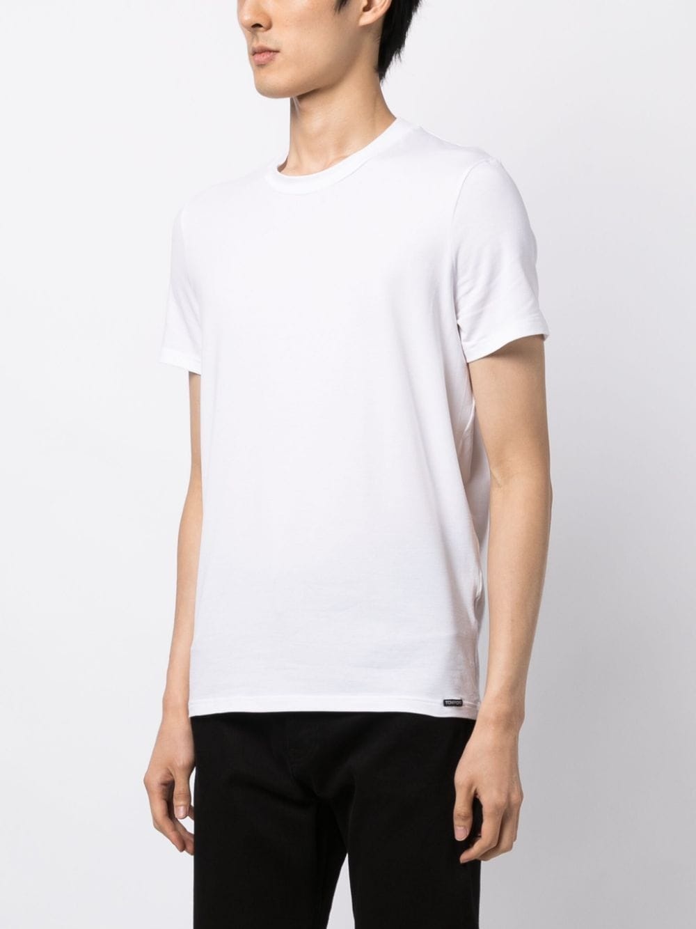 logo-appliqué jersey T-shirt - 3