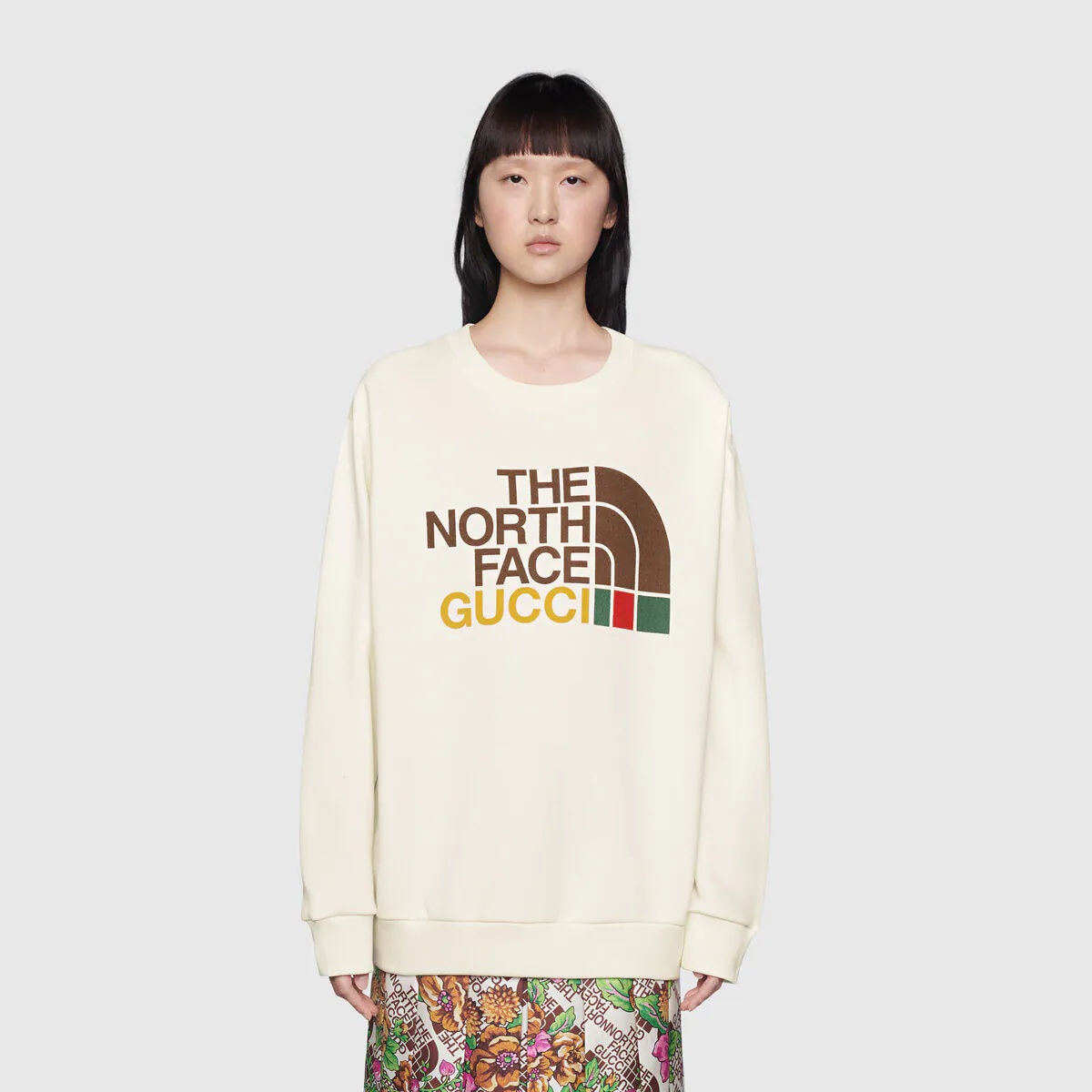 The North Face x Gucci cotton sweatshirt - 3