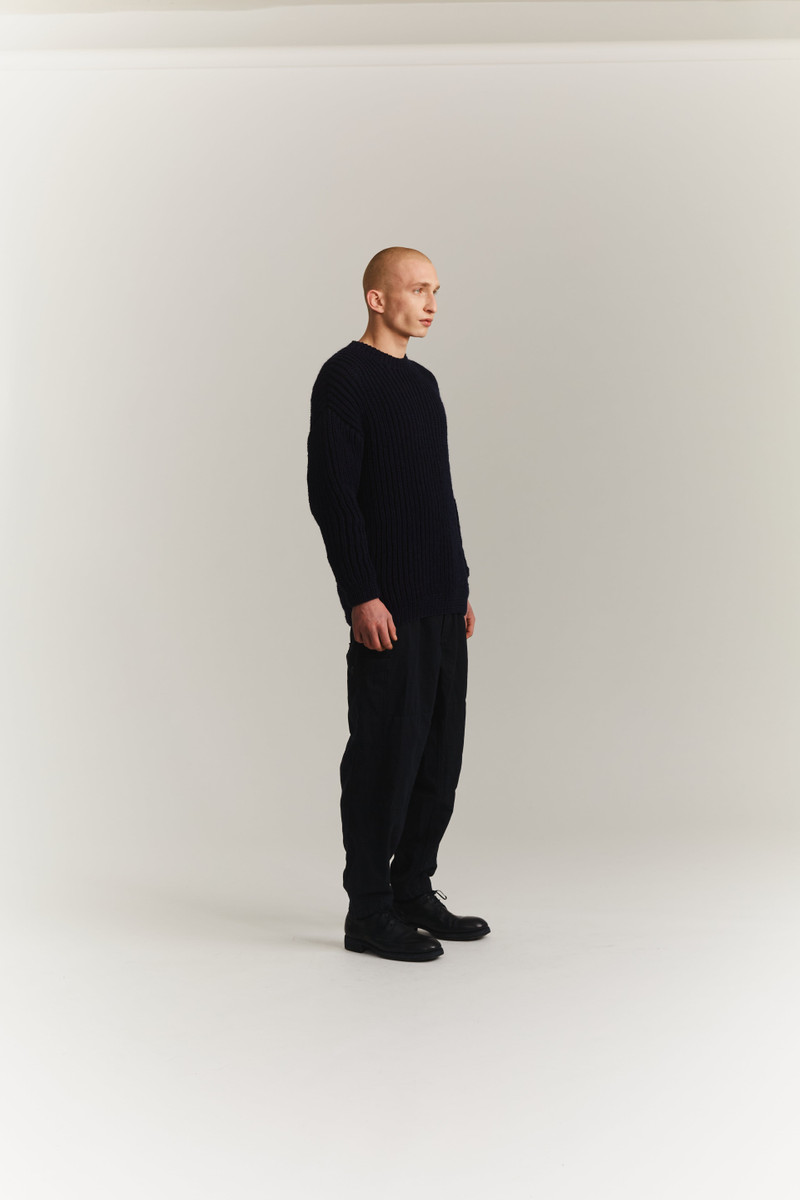 HEAVY RIB JUMPER - WOOLER - BLACK 7