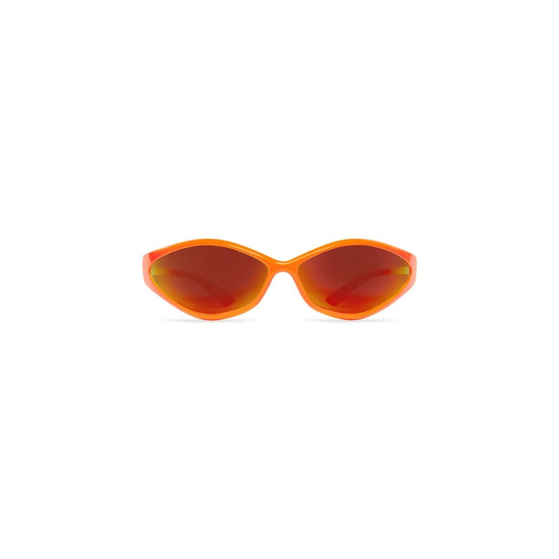 90s Oval Sunglasses  in Fluo Orange - 1