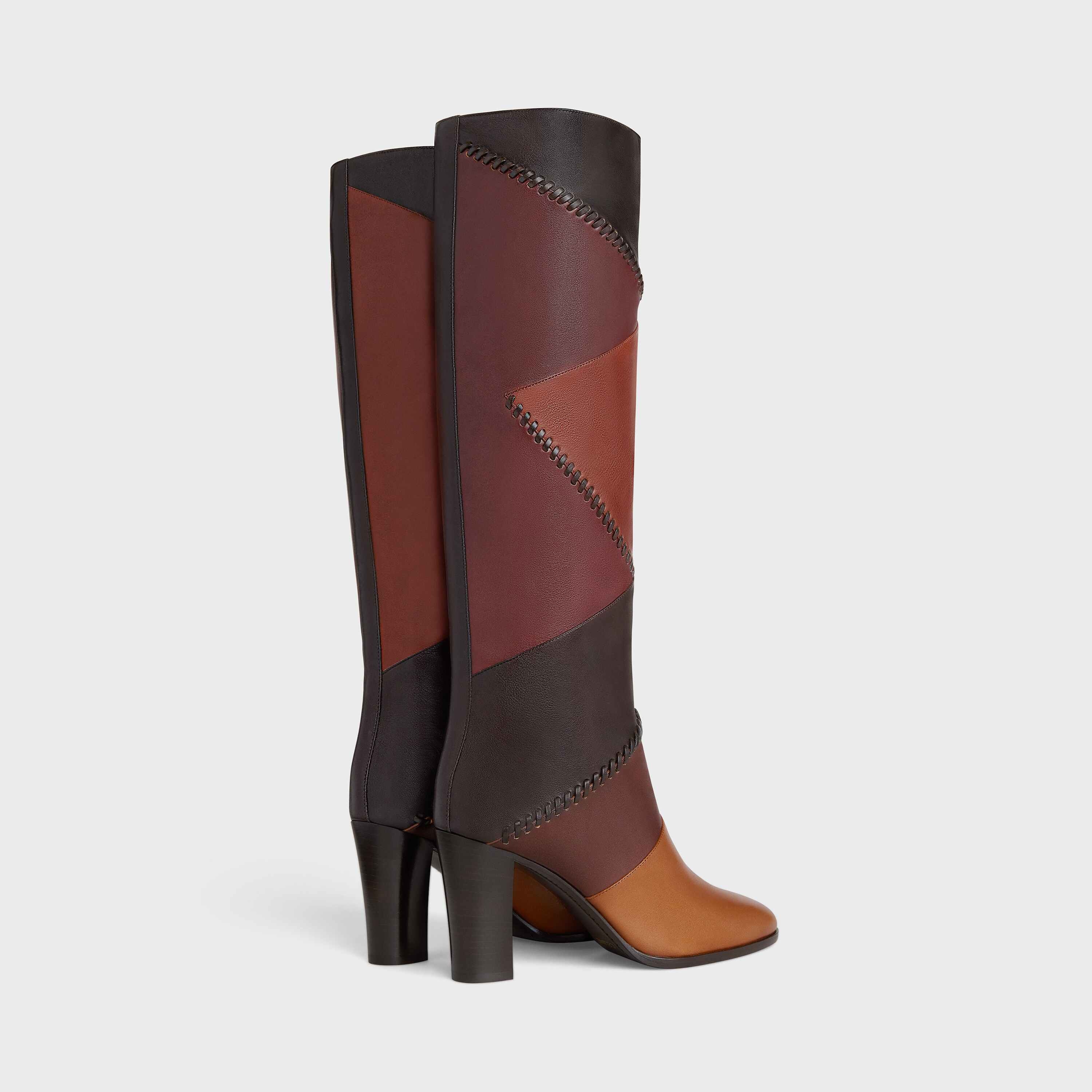 Claude Patchwork Boot in Calfskin - 3