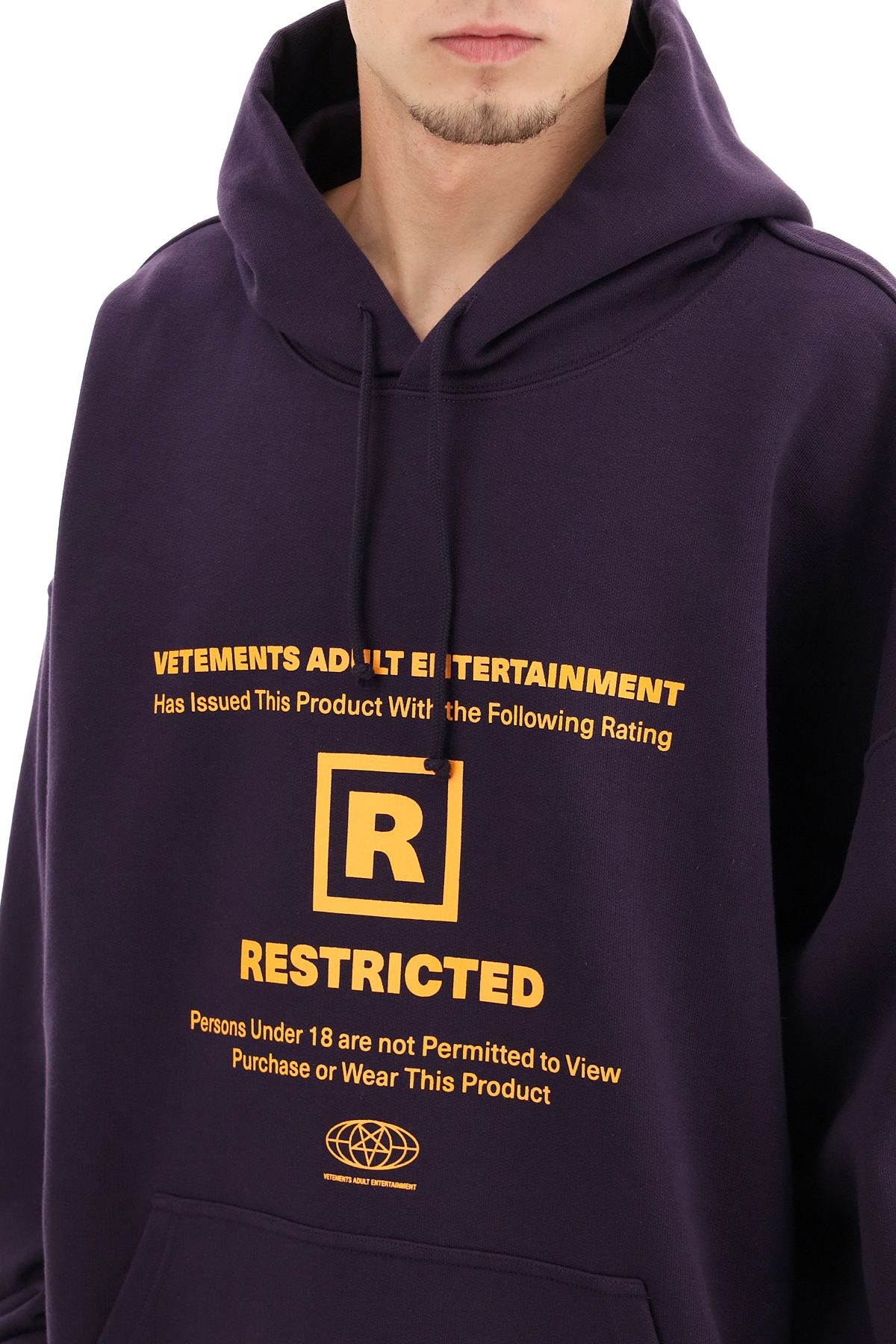 R-RESTRICTED LOGO HOODIE - 5