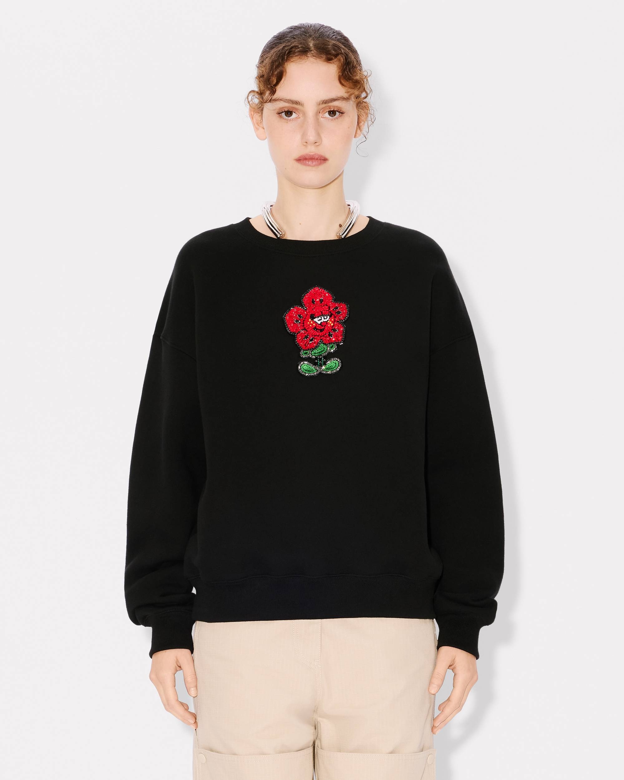 'KENZO by Verdy' embroidered oversized sweatshirt in cotton - 3
