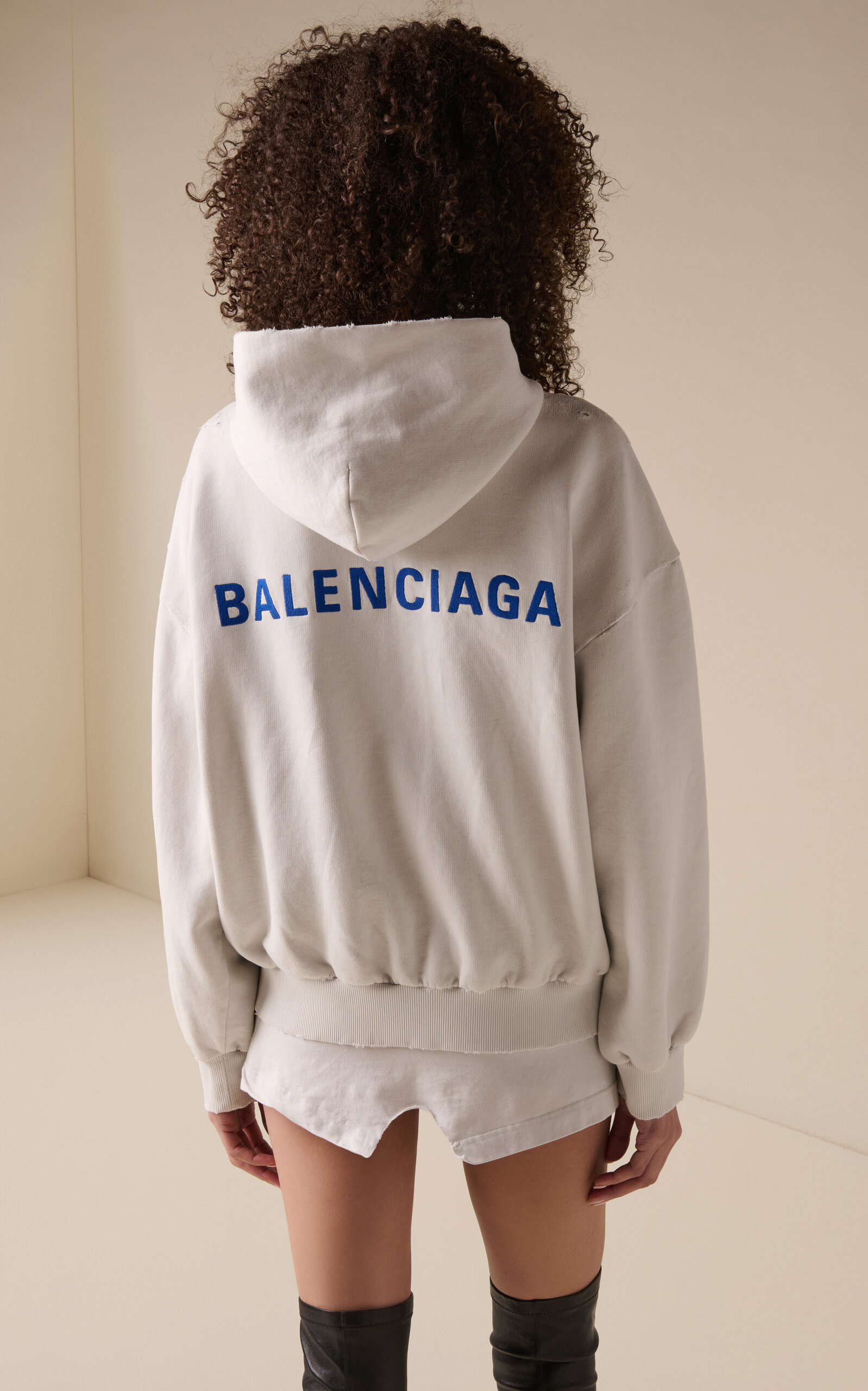 Zip-Up Cotton Hoodie multi - 4