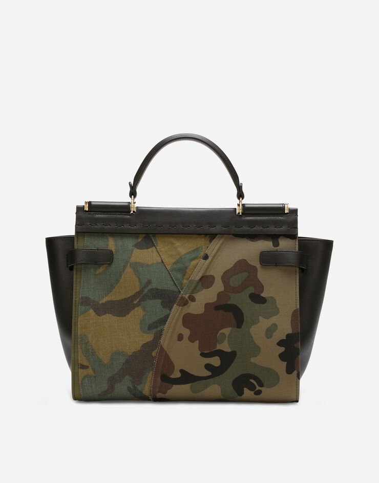 Sicily 62 Soft bag in camouflage patchwork - 4