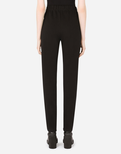 Dolce & Gabbana Full Milano pants with DG logo print outlook