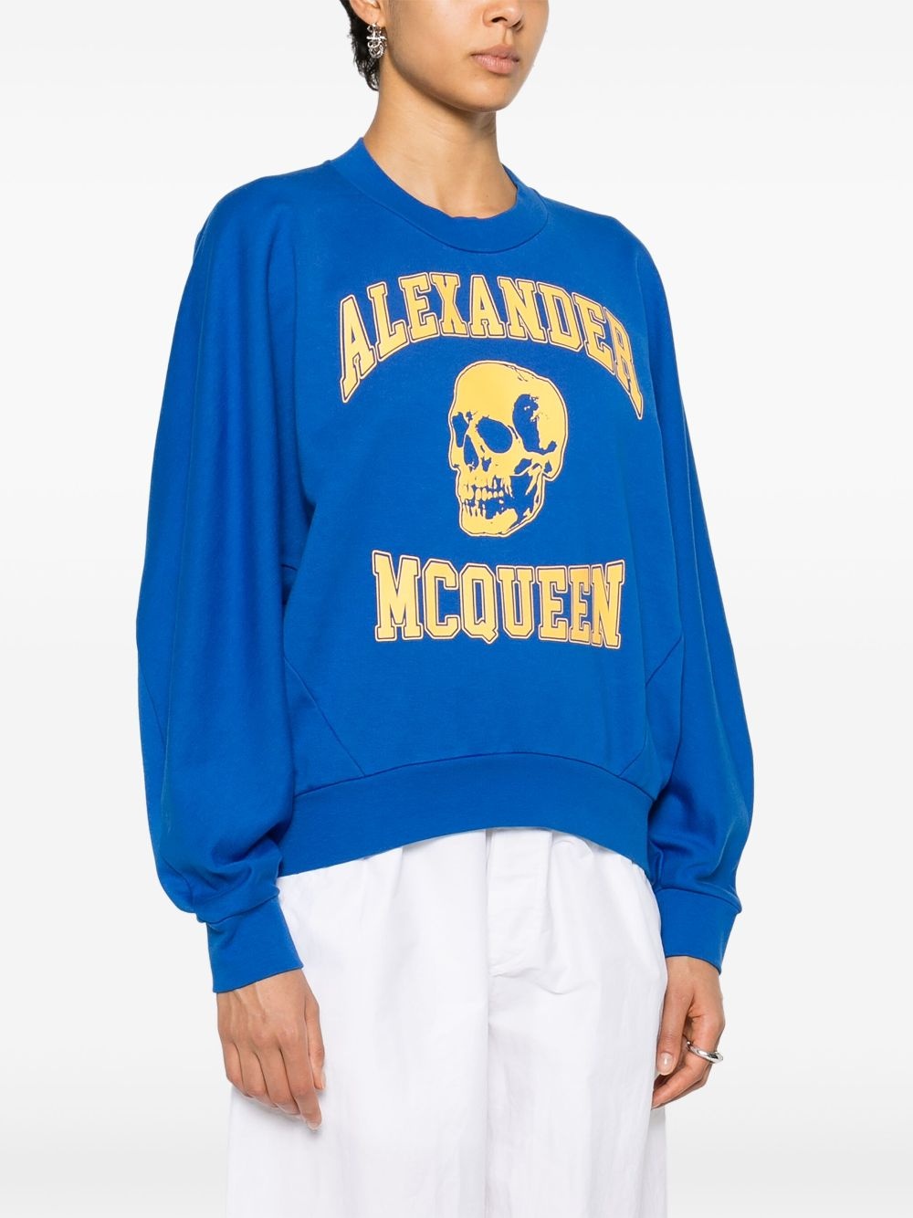 skull-print sweatshirt - 3