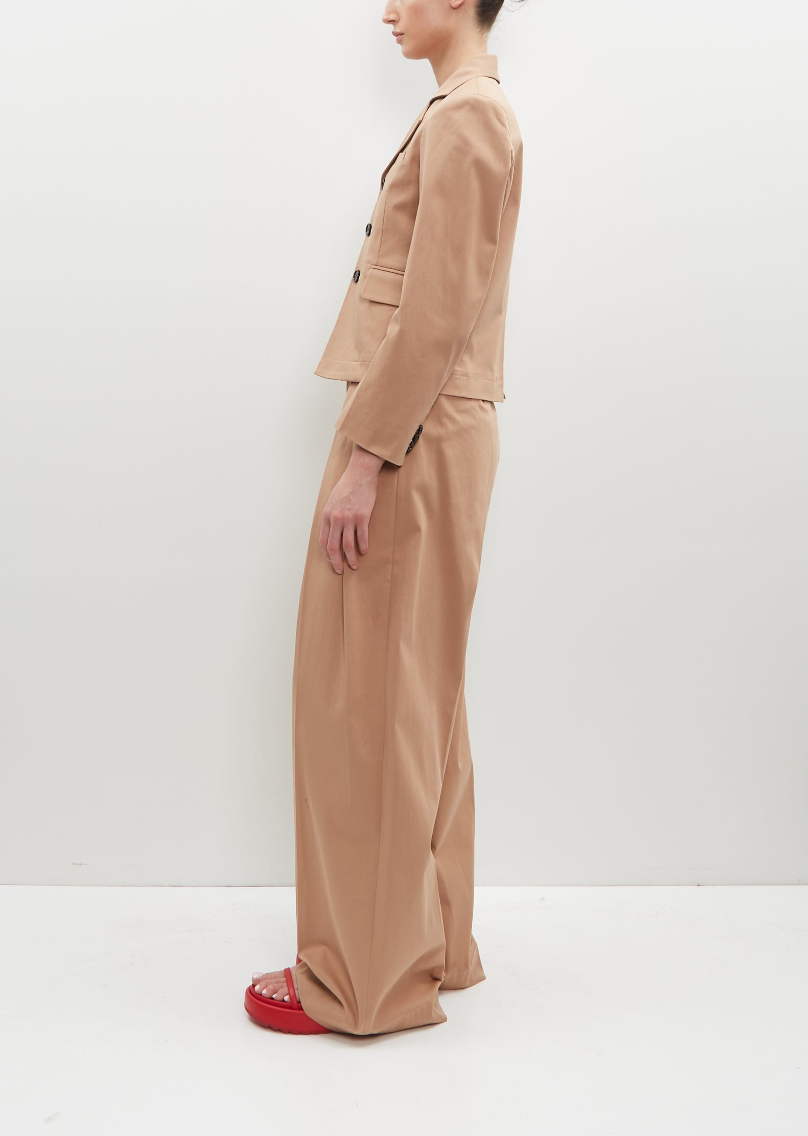 Stretch Cotton Blazer - 2