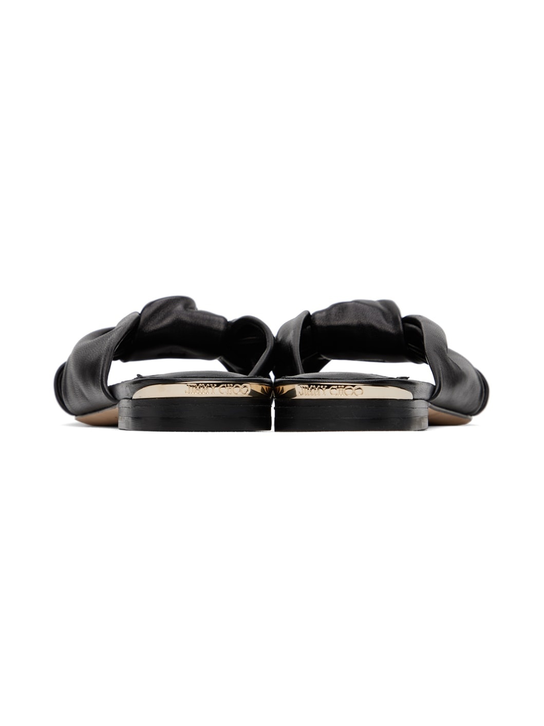 Black Avenue Flat Sandals - 2