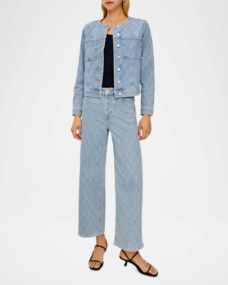 Rails Lido Quilted Denim Jacket outlook