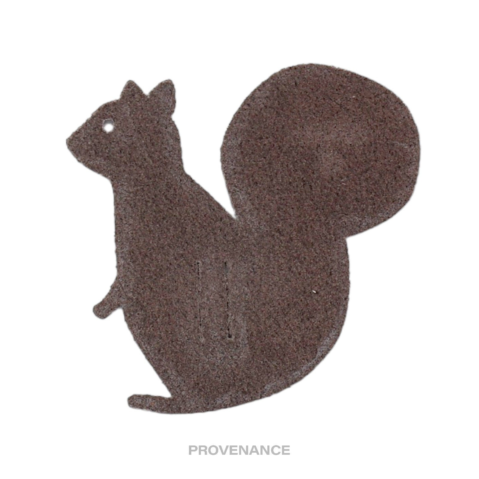 Hermes Petit h Squirrel Ribbon Charm - Brown Leather - 2