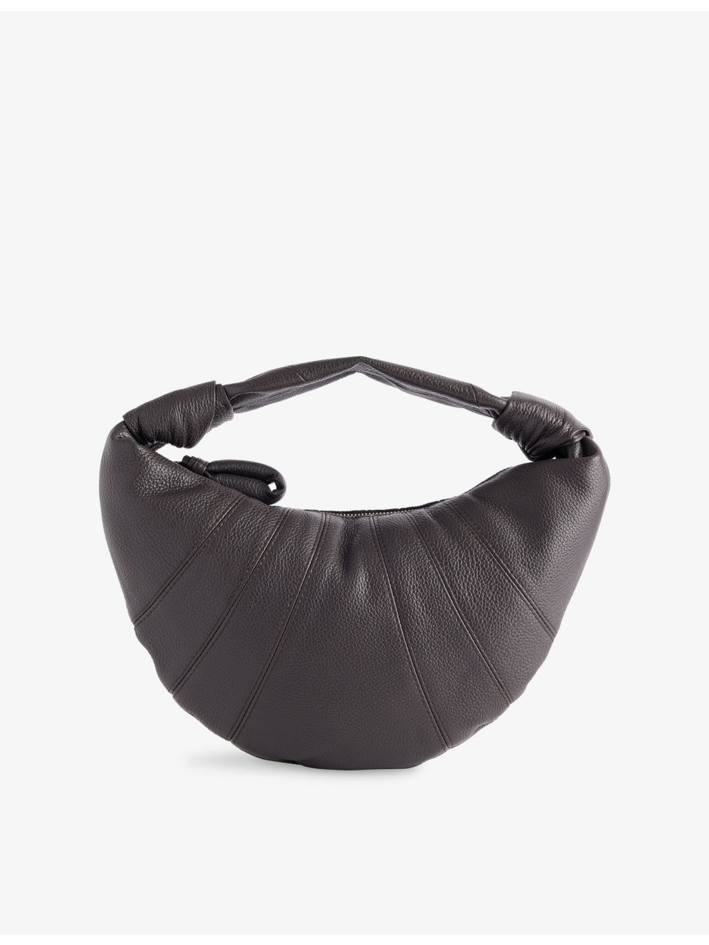 Mini Fortune Croissant Leather Shoulder Bag - 1