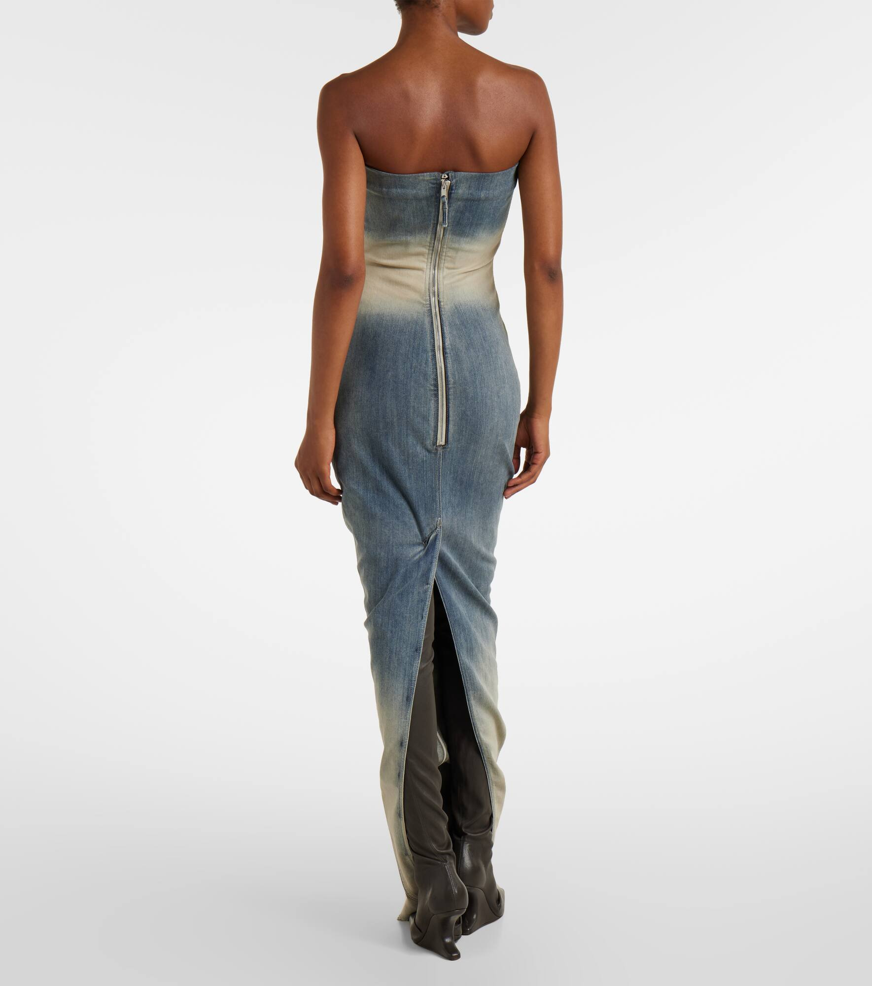 Denim bustier dress - 3
