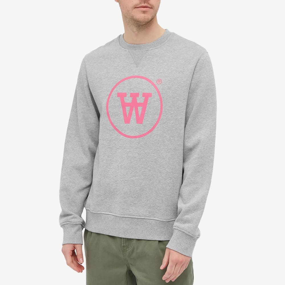 Wood Wood AA Tye Logo Crew Sweat - 3