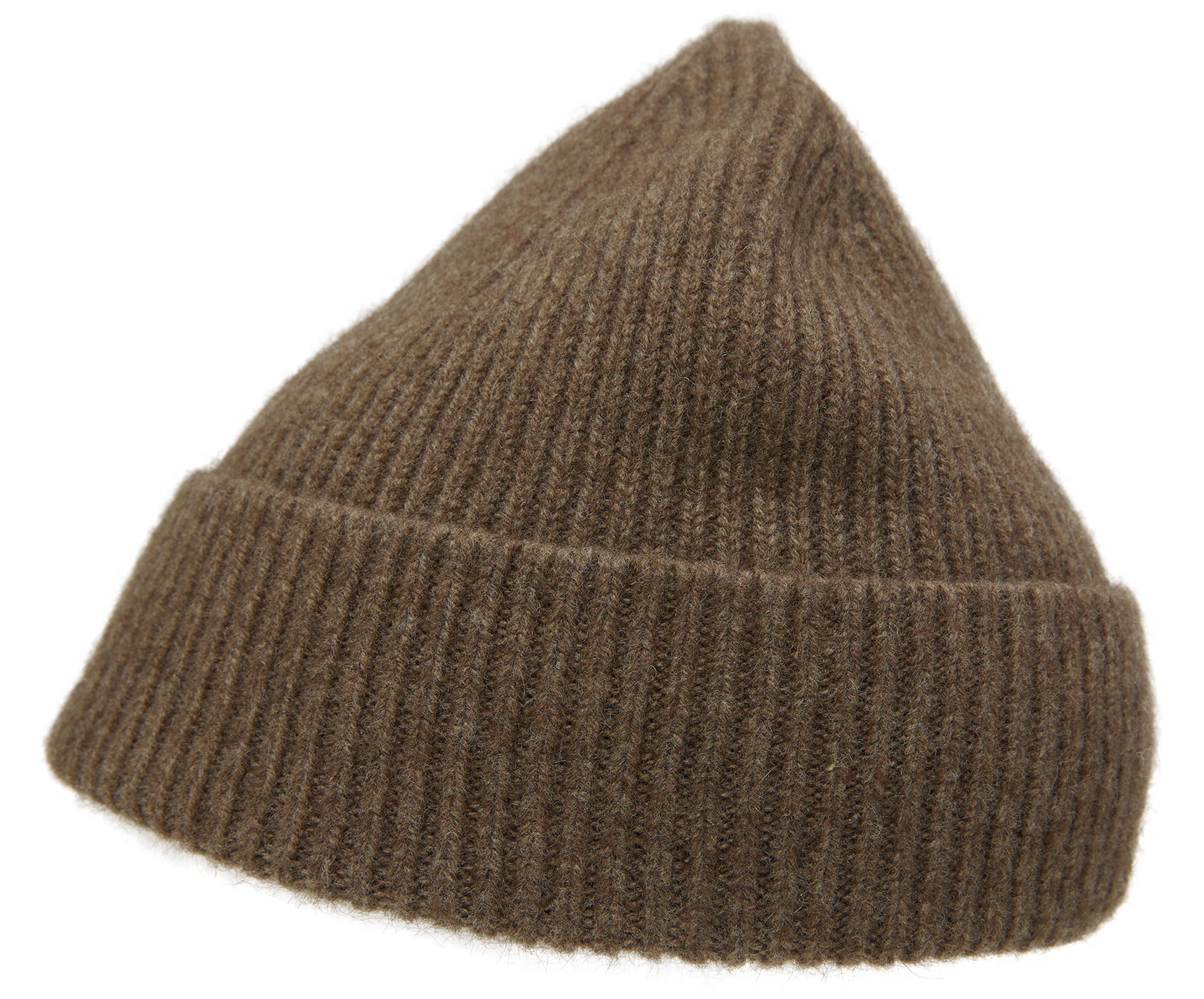 KNITTED WOOL BEANIE - 2