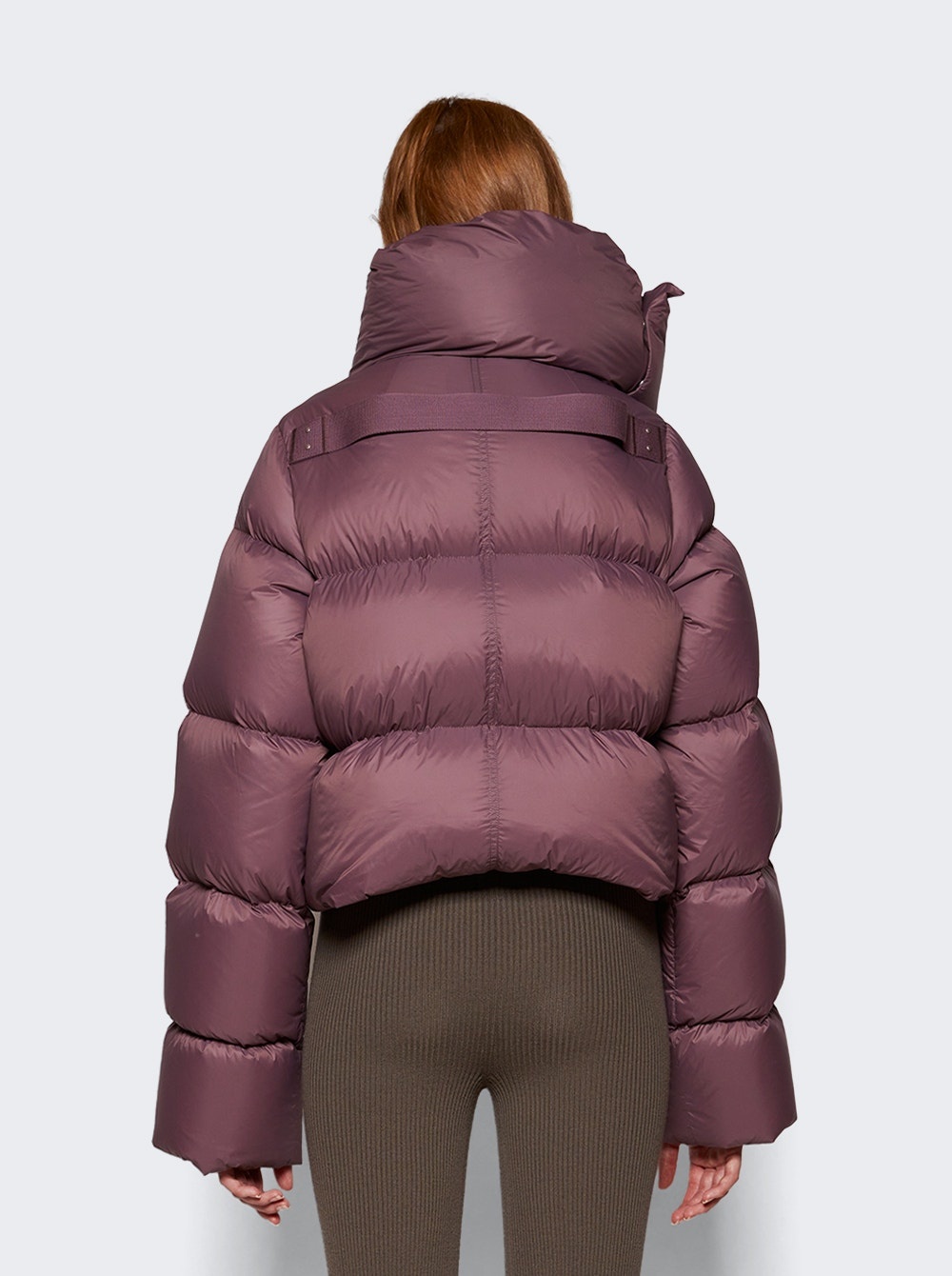 Funnel Neck Down Jacket Amethyst - 5