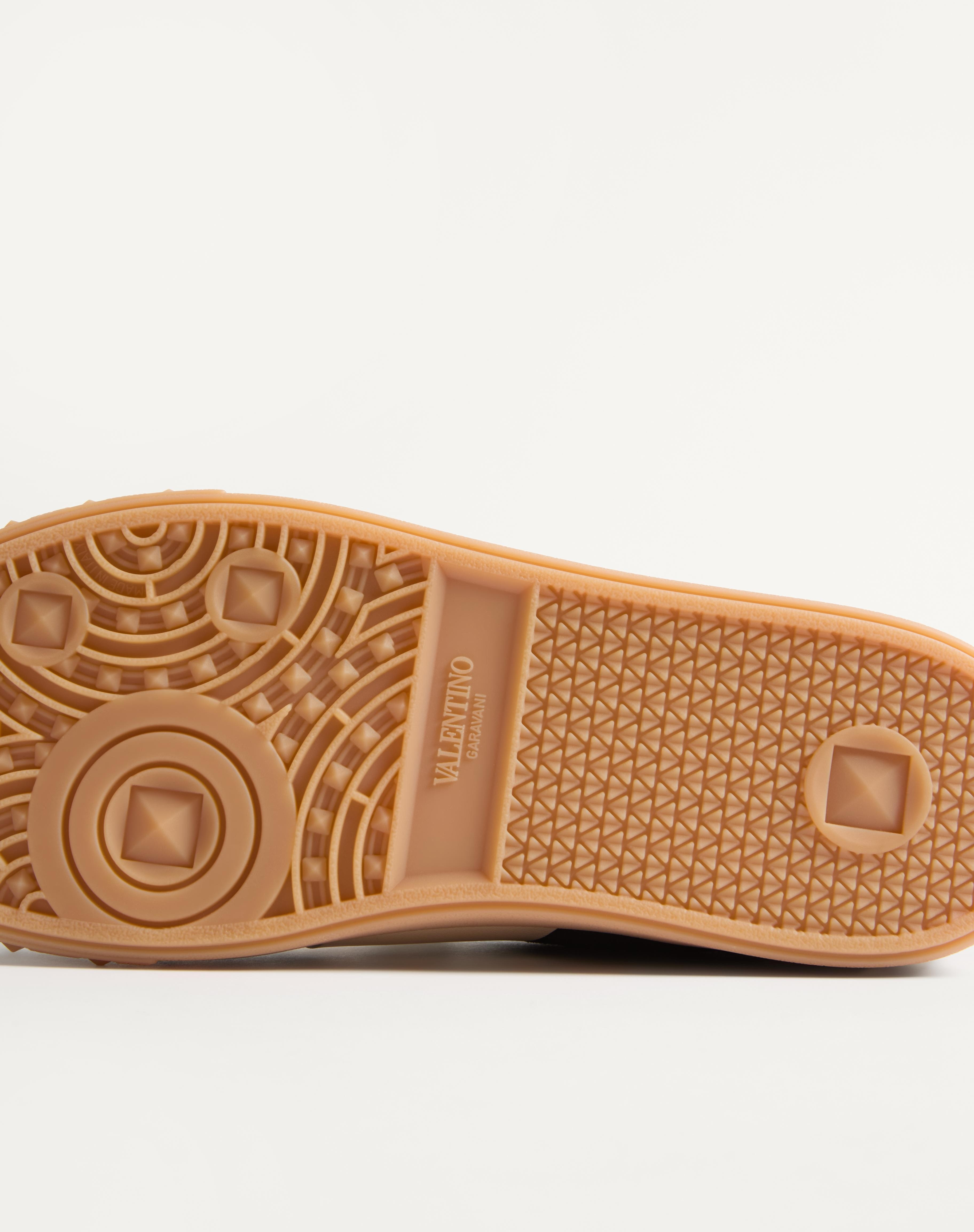 UPVILLAGE LOW TOP SNEAKER IN SPLIT LEATHER AND CALFSKIN NAPPA LEATHER - 4