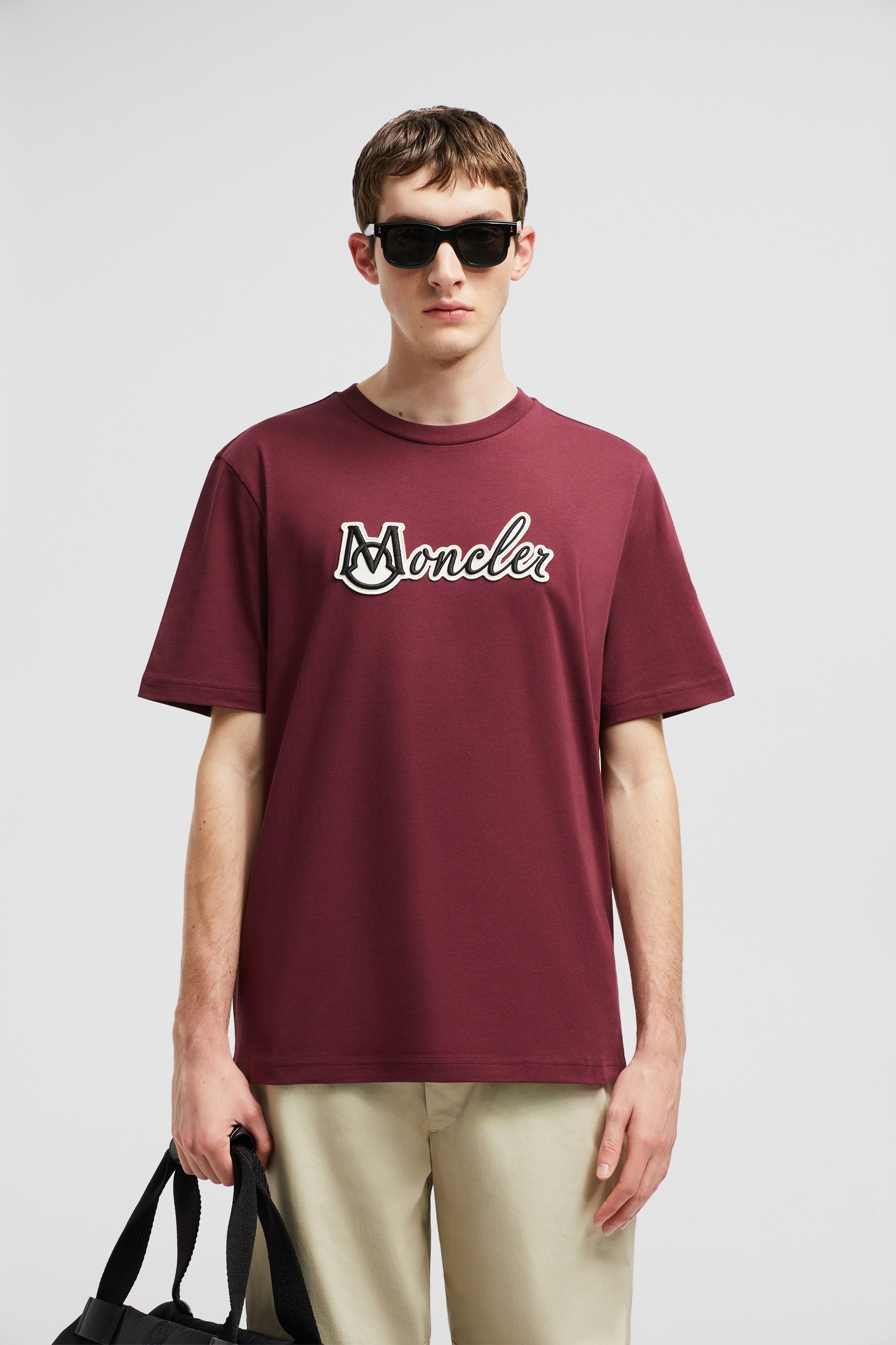 Embroidered Varsity Logo Cotton T-shirt - 2
