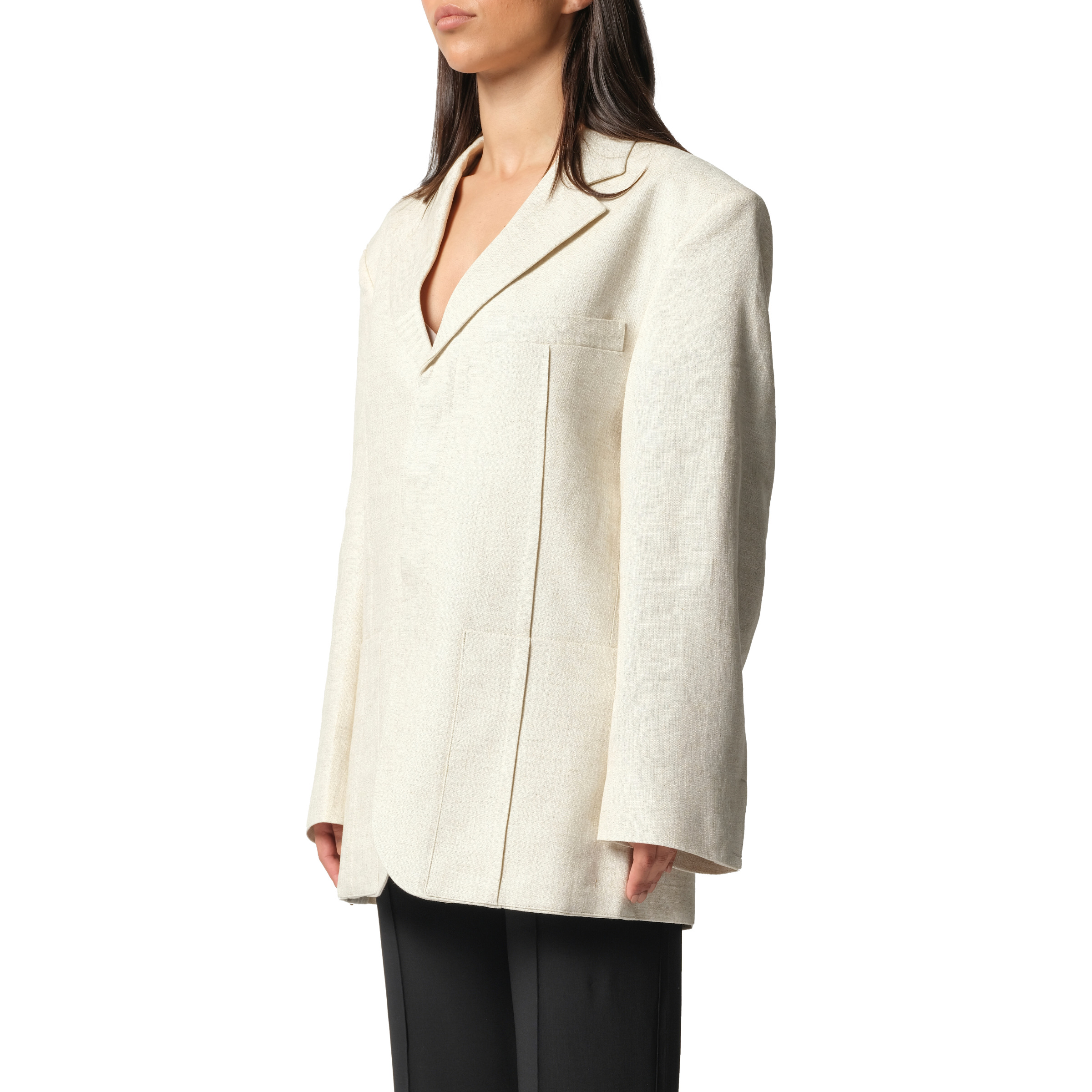 La Veste D'Homme in Light Beige - 5