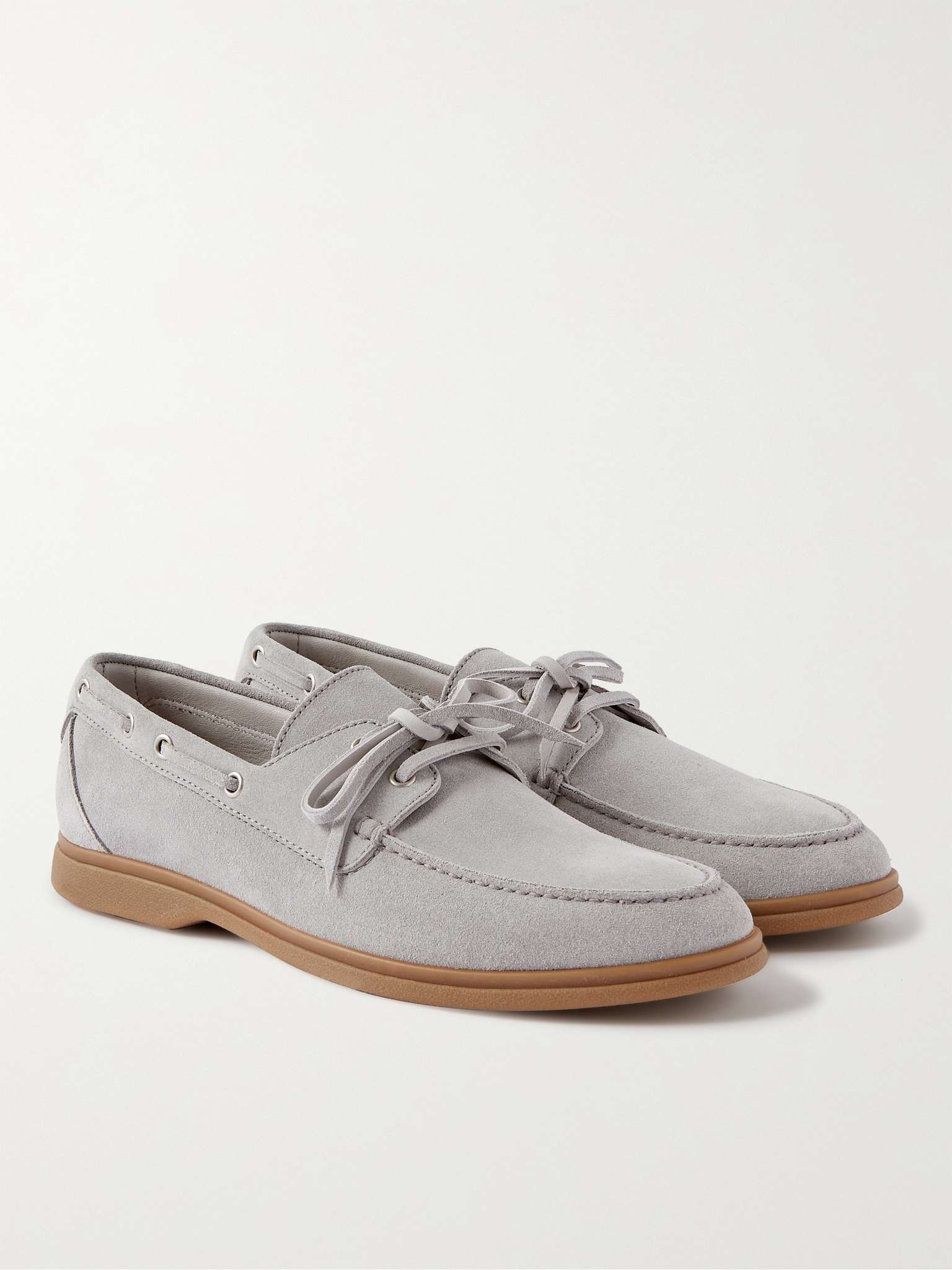 Suede Boat Shoes - 4