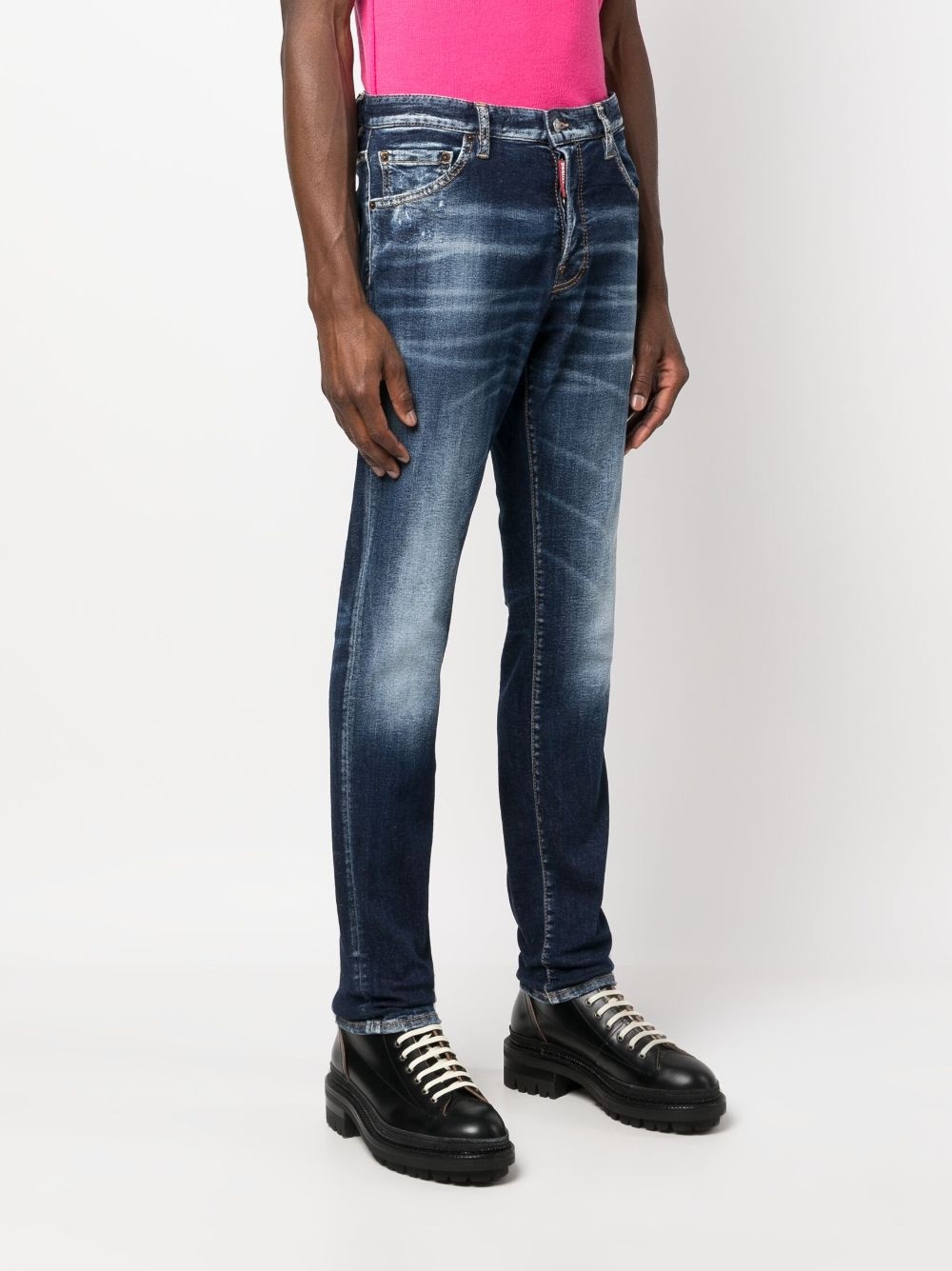 low-rise straight-leg jeans - 3