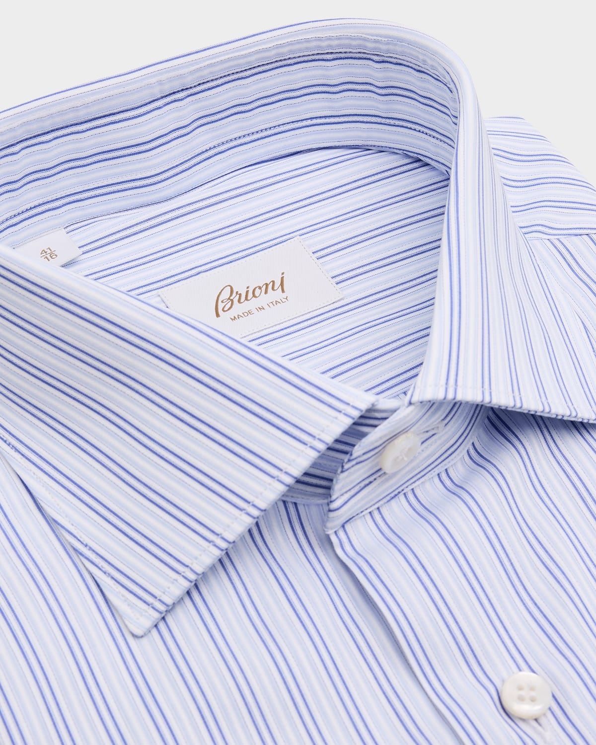 Men's Cotton Multi-Stripe Dress Shirt - 2