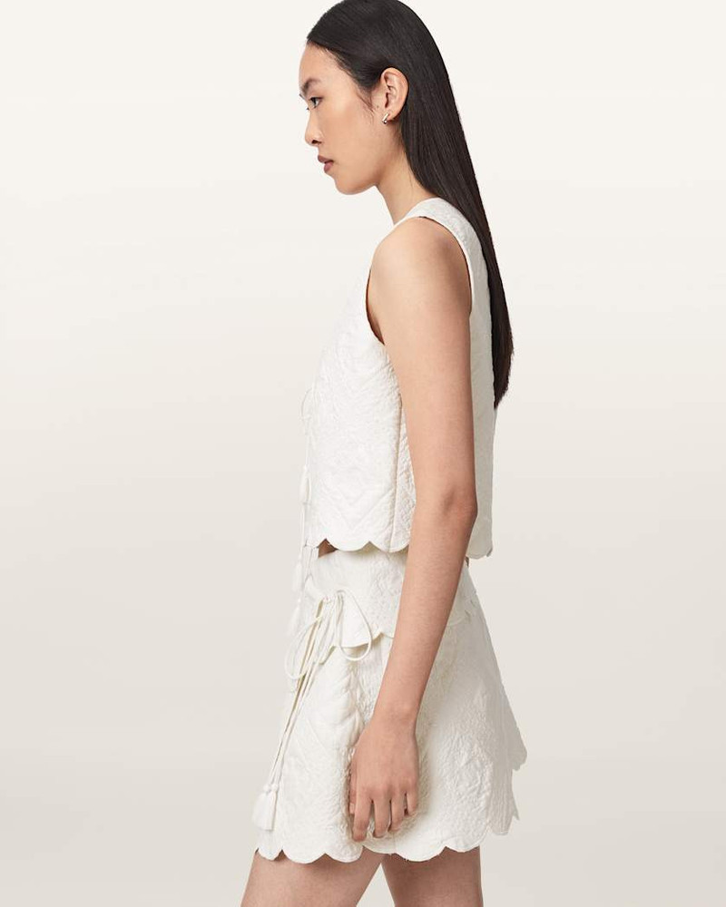MONA QUILTED CROPPED VEST 4
