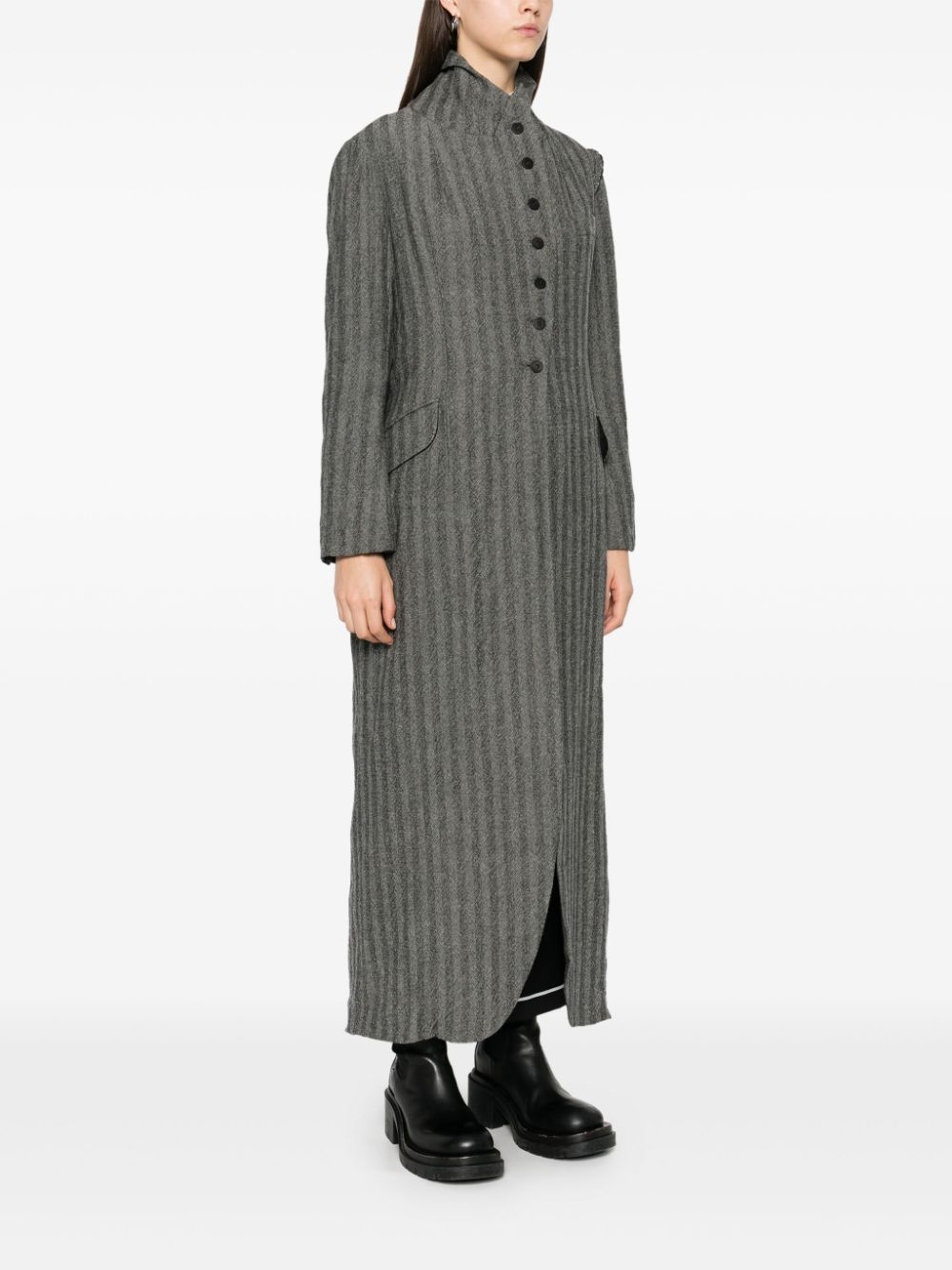 striped coat - 3