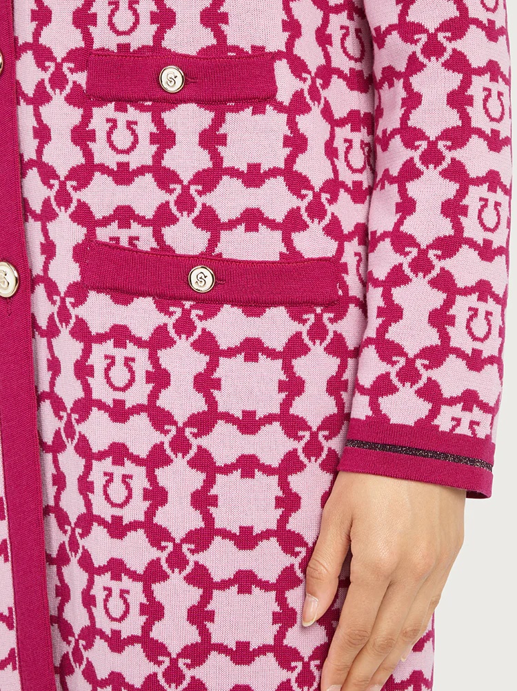 KNITTED GANCINI GALORE COAT - 5