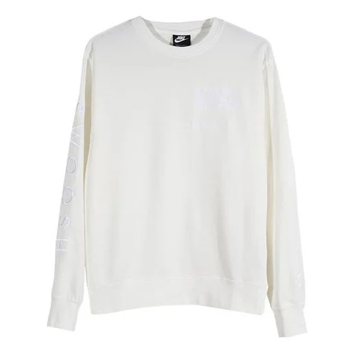 Nike AS Men's Nike Sportswear SWOOSH Crew FT Sail CU4035-133 - 1