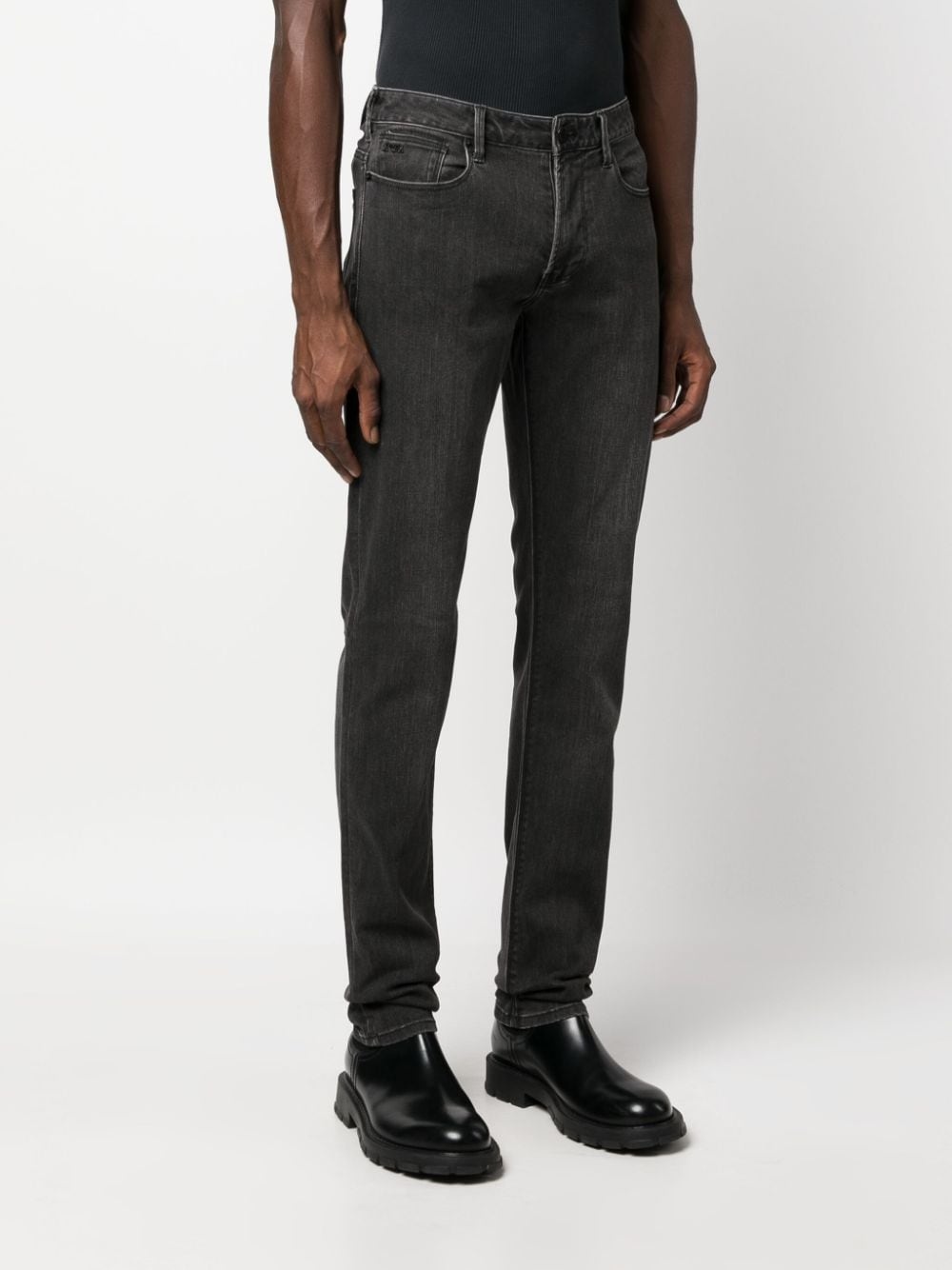 mid-rise skinny jeans - 3