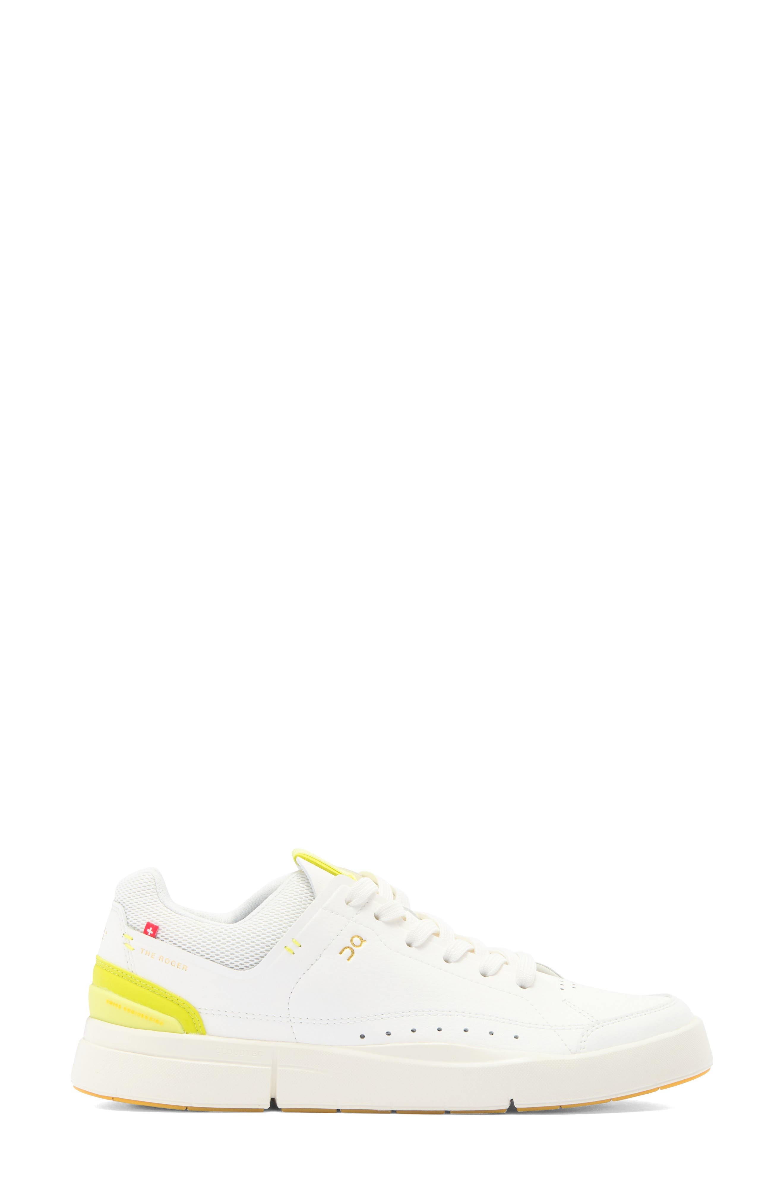 On THE ROGER Centre Court Tennis Sneaker in White/Limelight at Nordstrom - 3