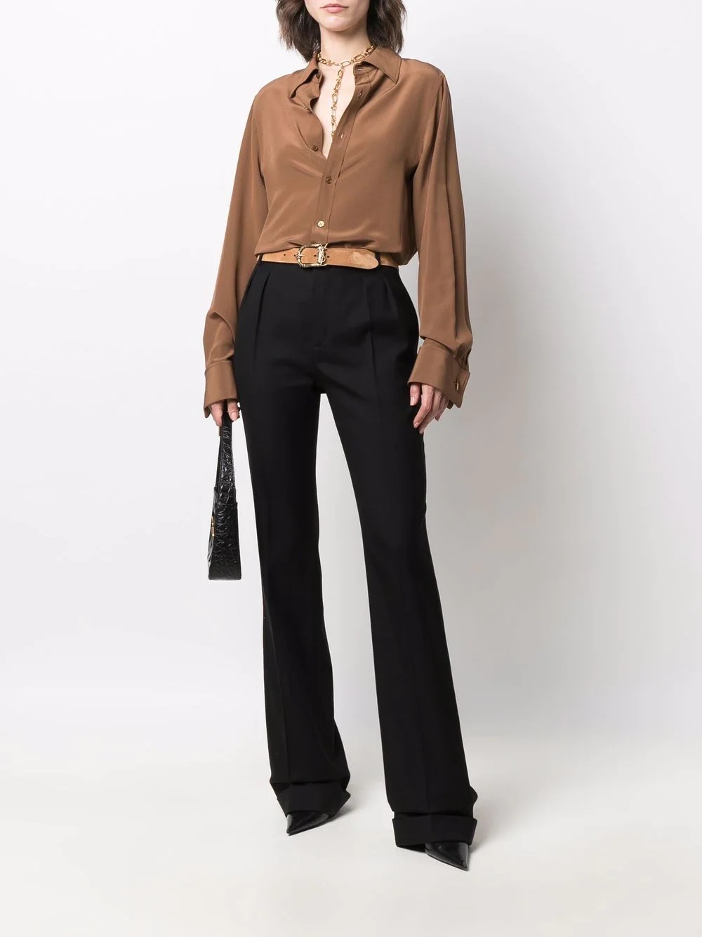tailored straight trousers - 2